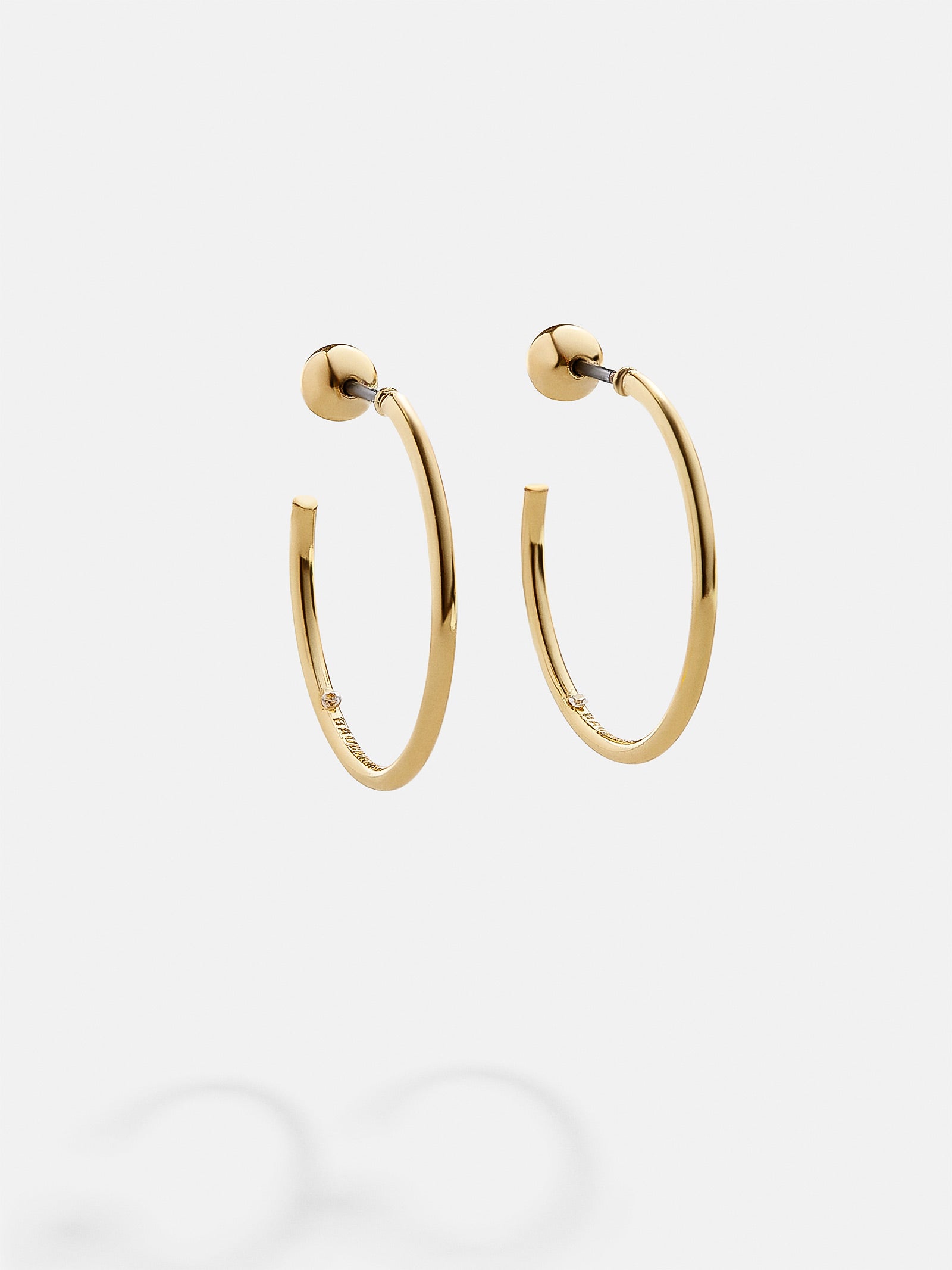 Premium Dalilah Hoop Earrings - 20MM Gold