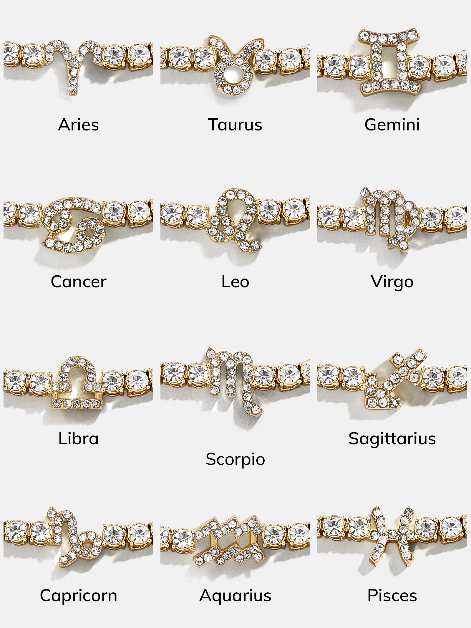 Premium Zodiac Tennis Bracelet - Sagittarius Edition