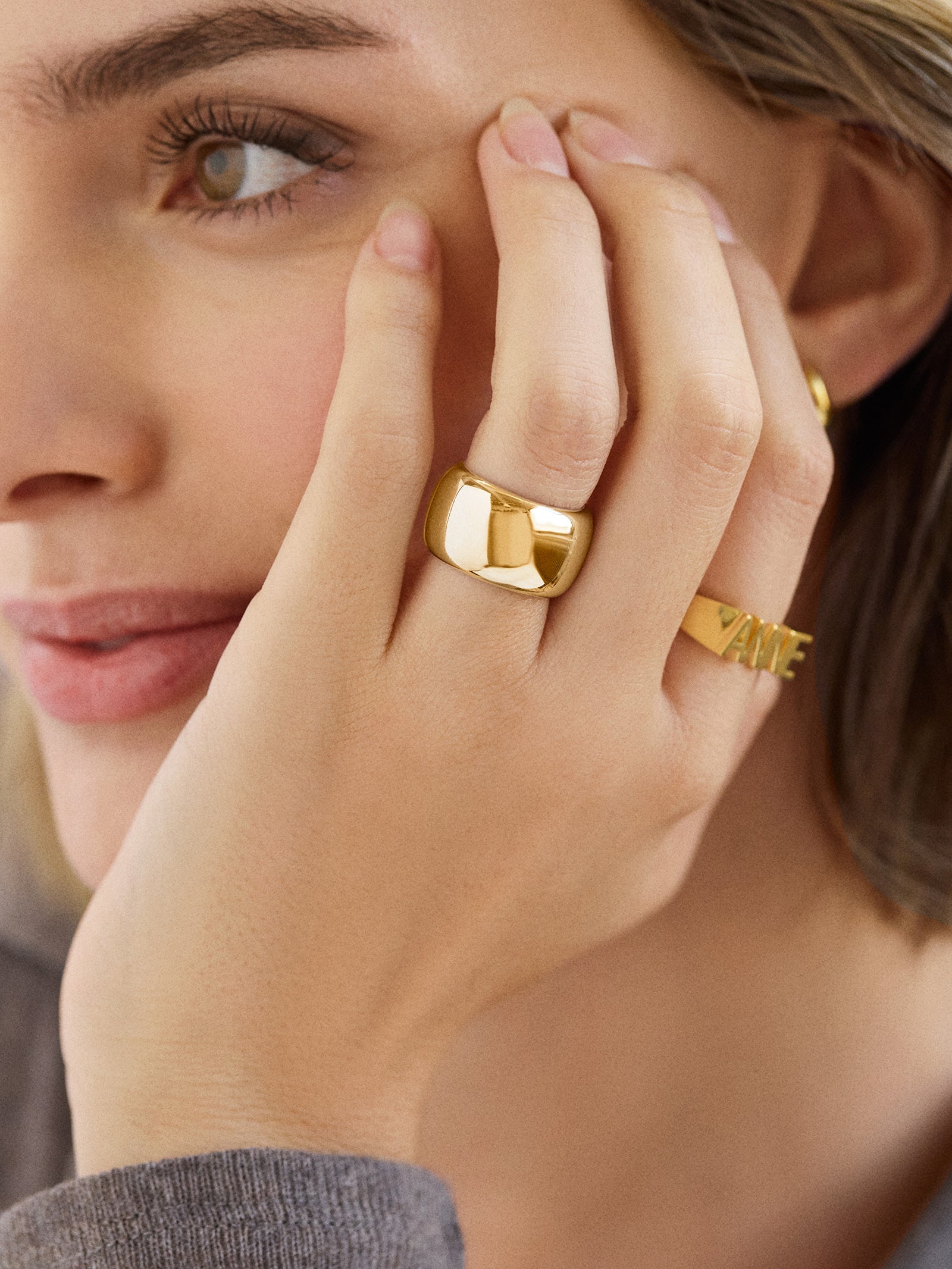 Premium Cleo Gold Ring - Ultimate Statement Piece