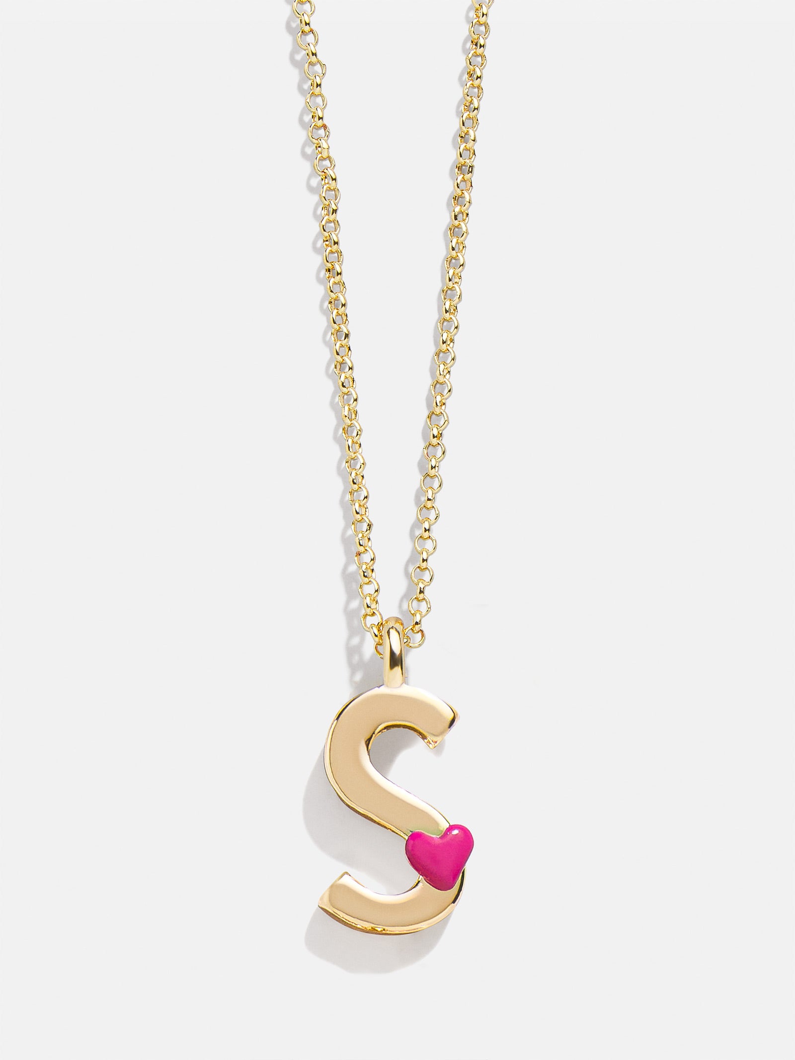 Premium Kids' Heart Initial Necklace - Personalized Gold Jewelry