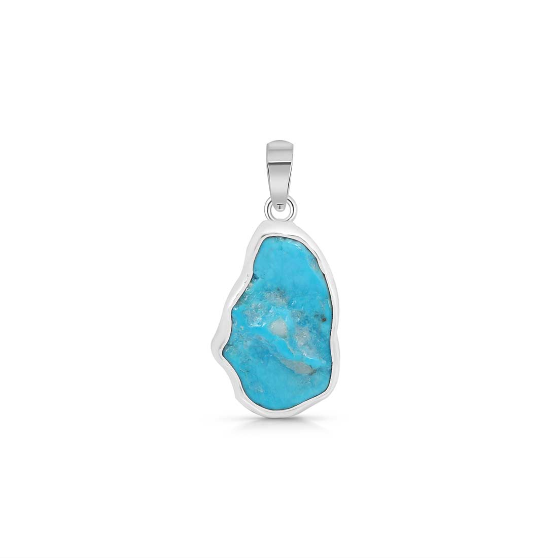 Premium Turquoise Rough Pendant - Authentic Sagacia Jewelry (TRQ-P-47)