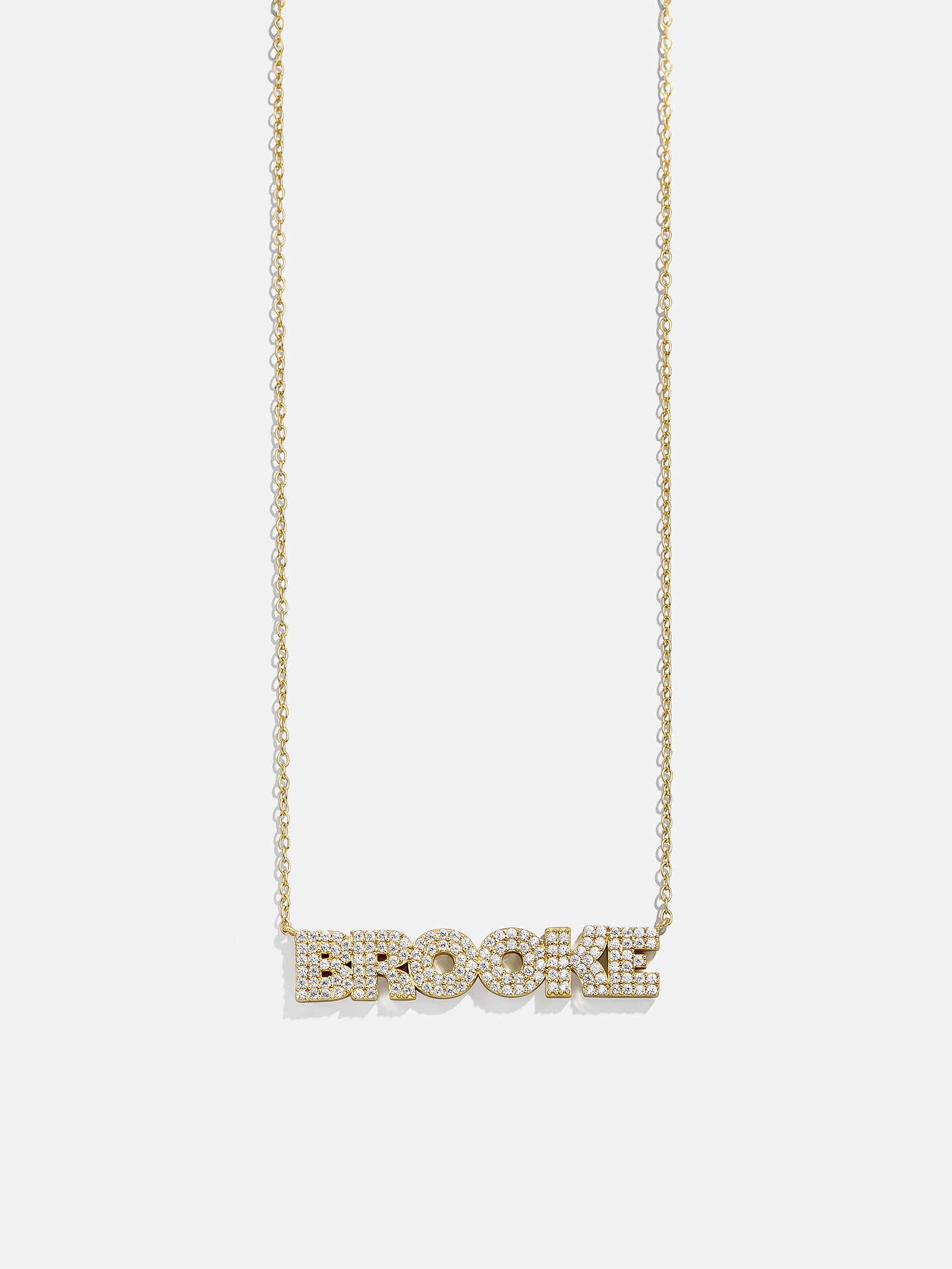 Premium 18K Gold Custom Nameplate Necklace - NYC Style