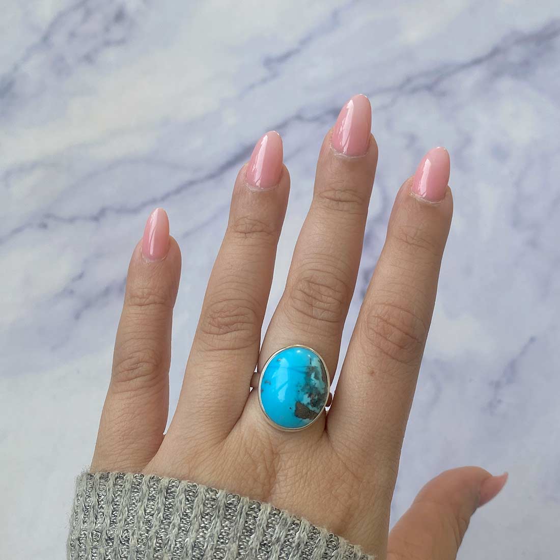 Premium Turquoise Adjustable Ring - Ultimate Statement Jewelry