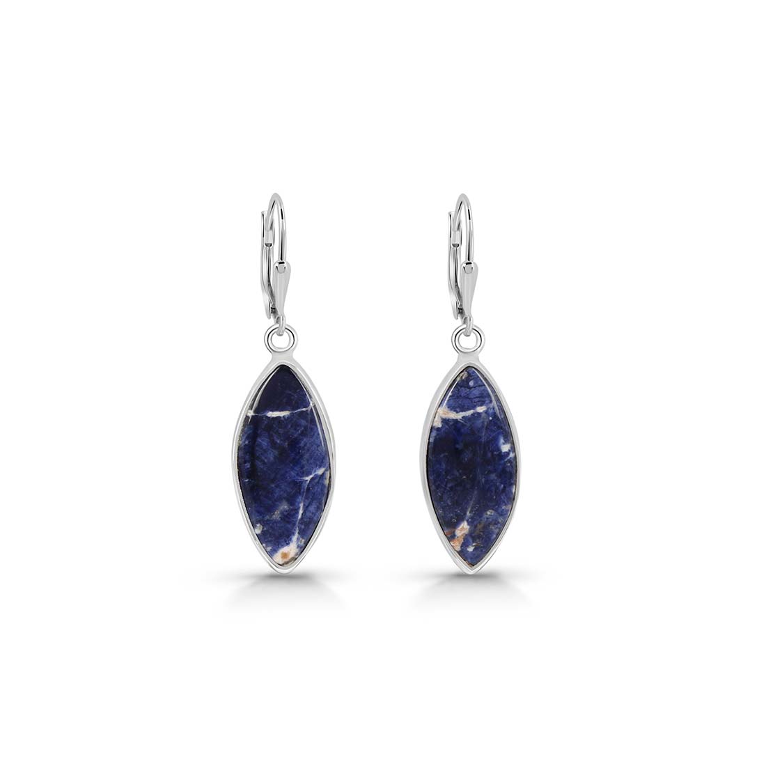 Premium Sodalite Statement Earrings - SDL-E-5