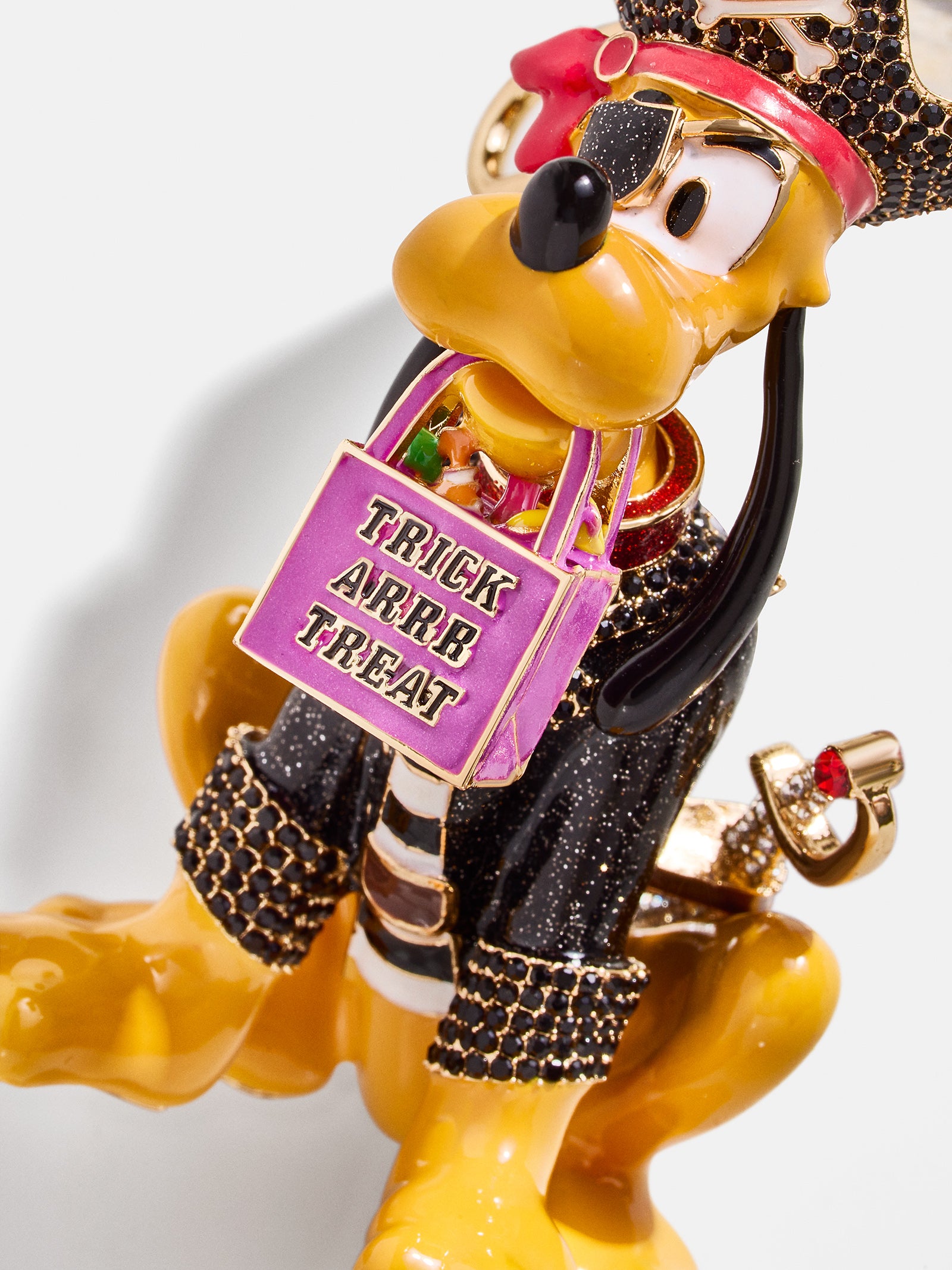 Disney Pluto Pirate Glow-In-The-Dark Bag Charm - Premium Halloween Accessory