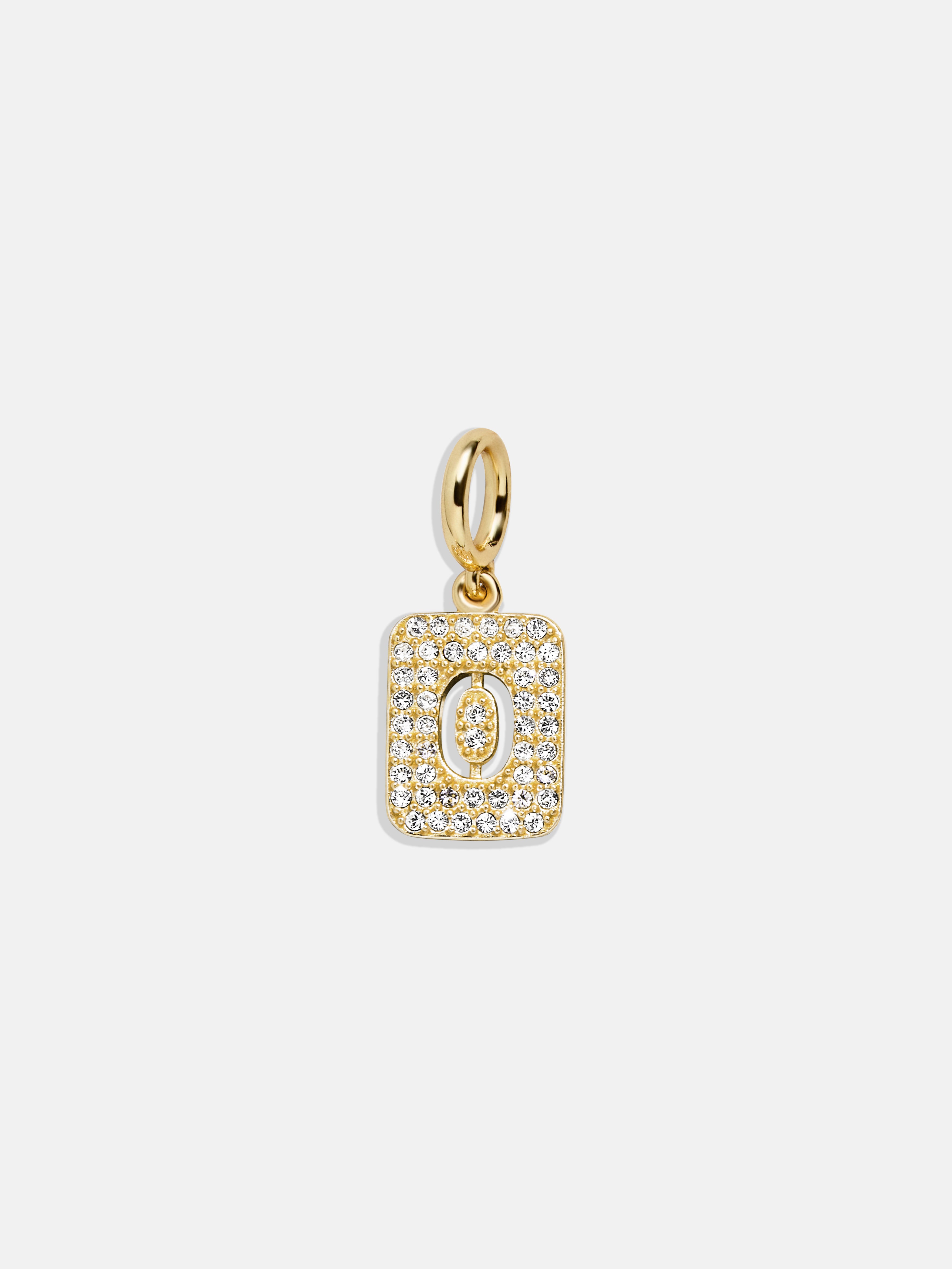 Premium Pavé Number Cluster Charm Necklace