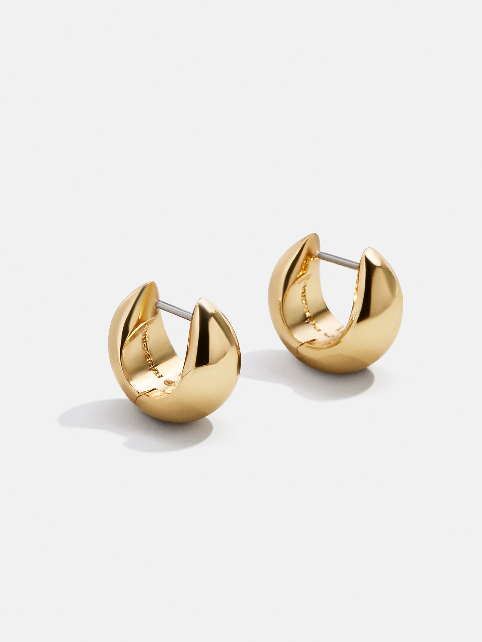 Premium Gold Greer Hoop Earrings - Lightweight & Stylish