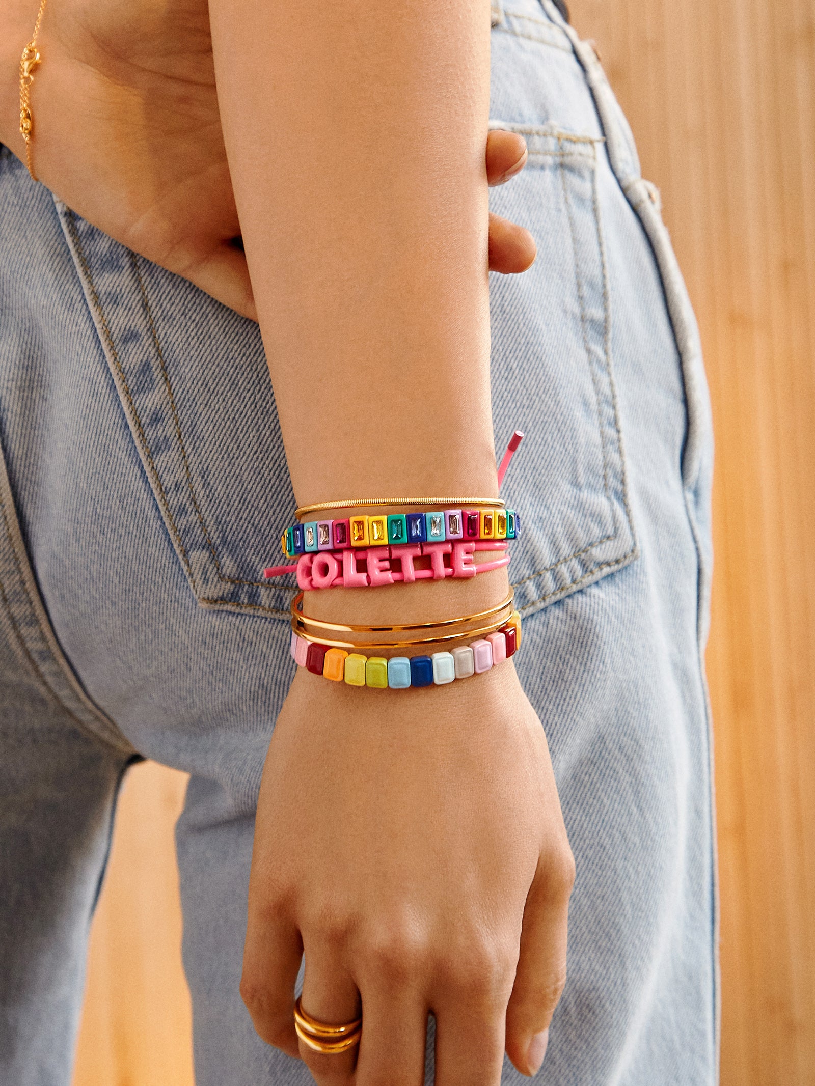 Ultimate Custom Slider Bracelet - Hot Pink | Personalized Style