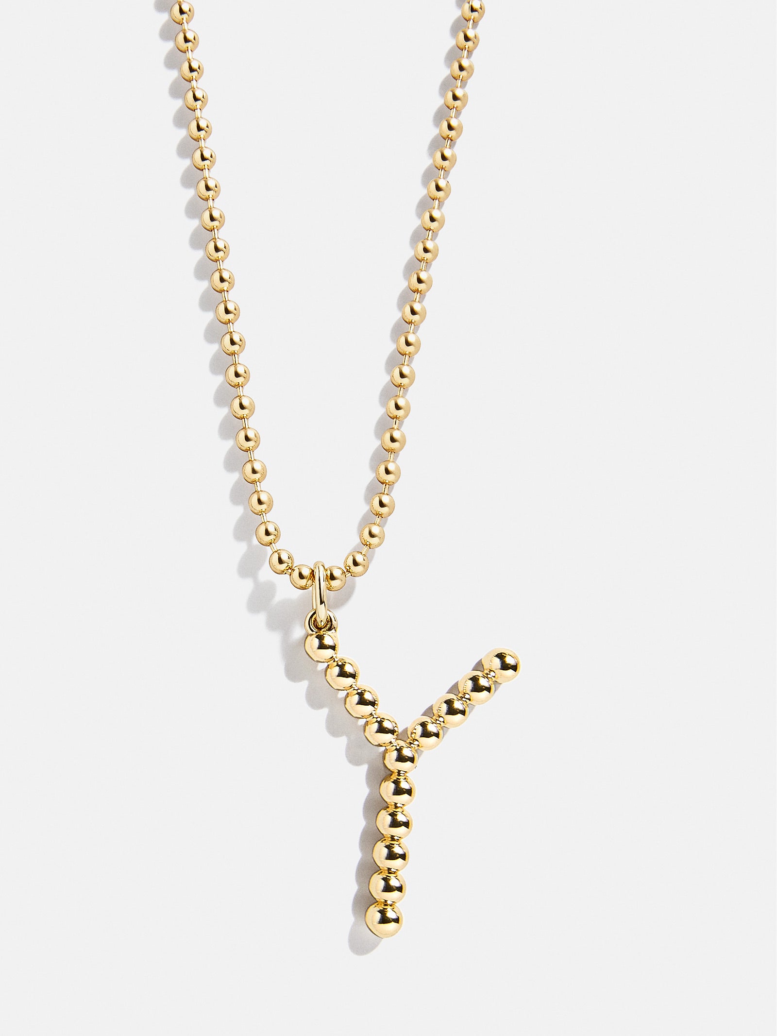 Ultimate Oversized Pisa Initial Necklace - Premium Gold