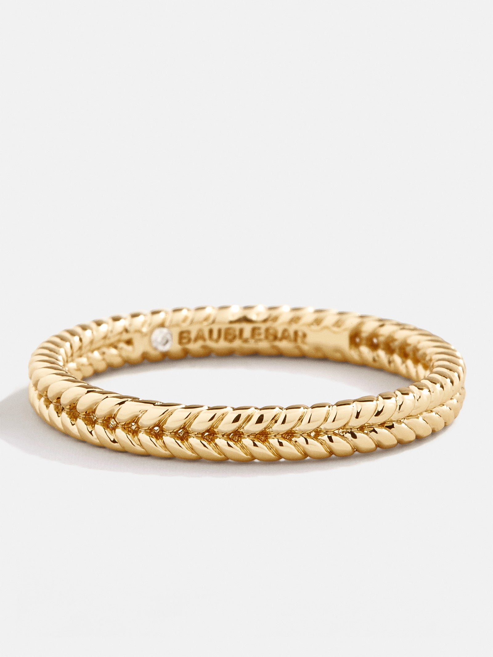 Premium Nyla Braided Gold Ring