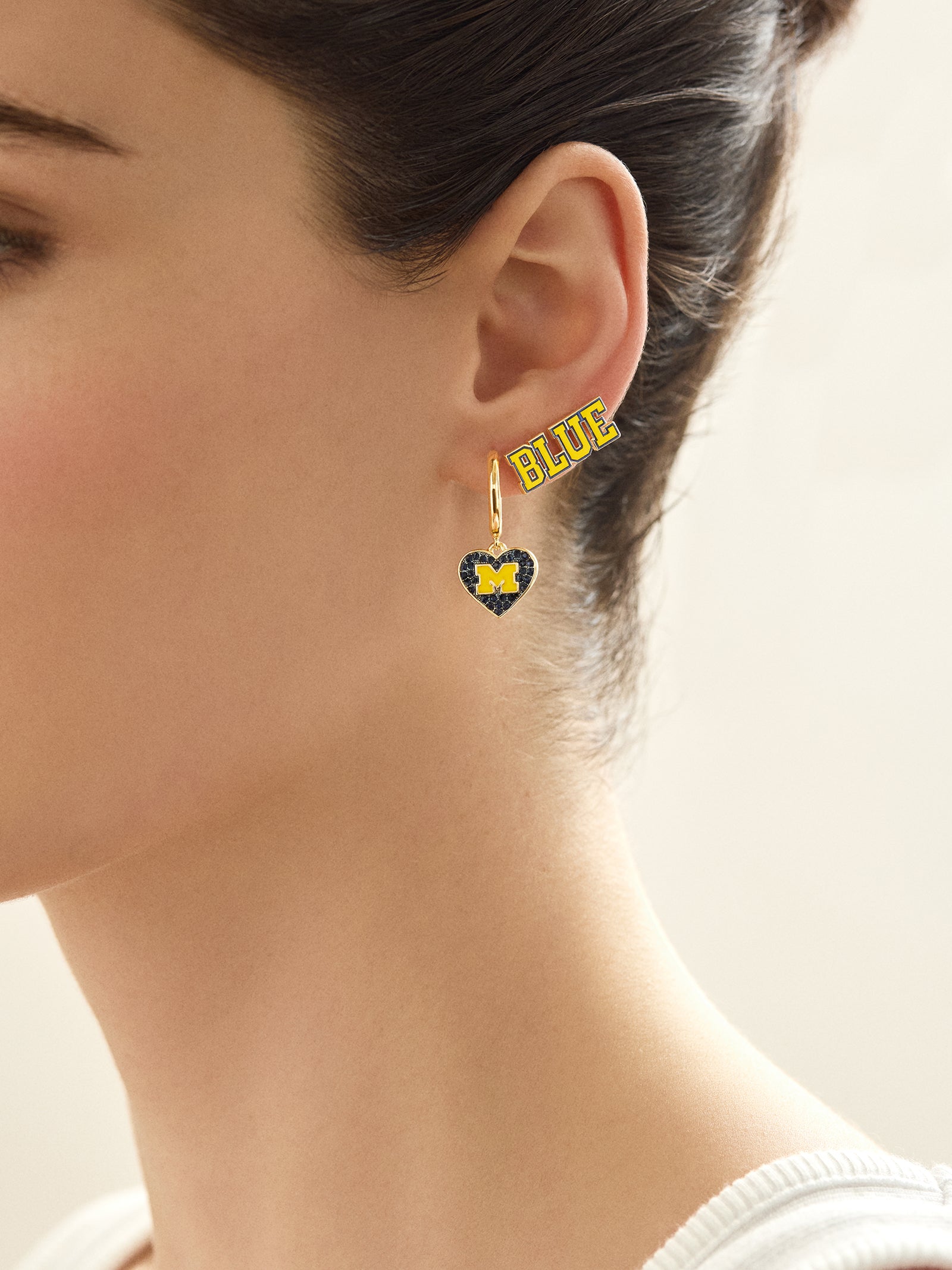 Premium University of Michigan Earring Set - Ultimate Game-Day Accessories