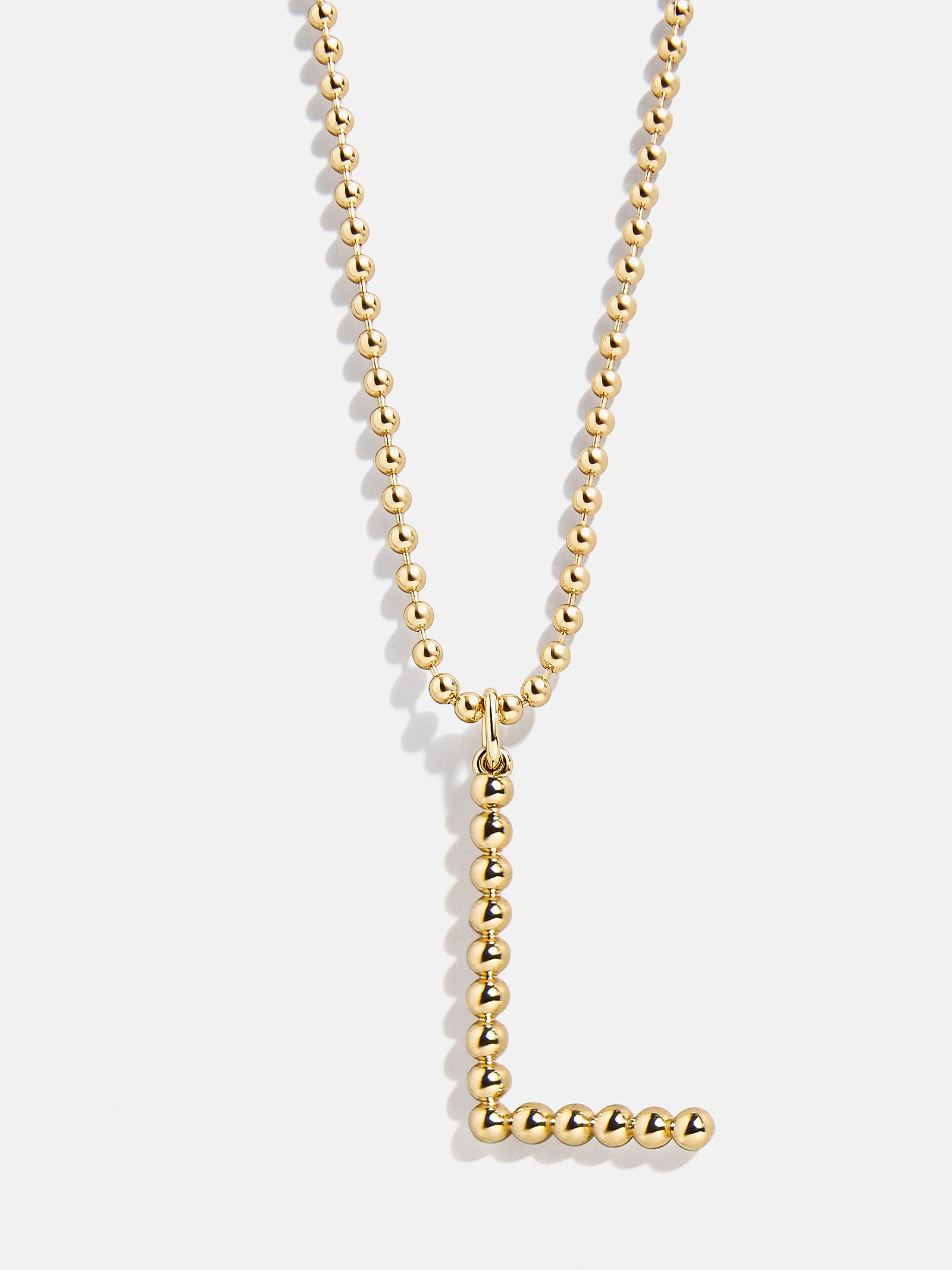 Ultimate Oversized Pisa Initial Necklace - Premium Gold