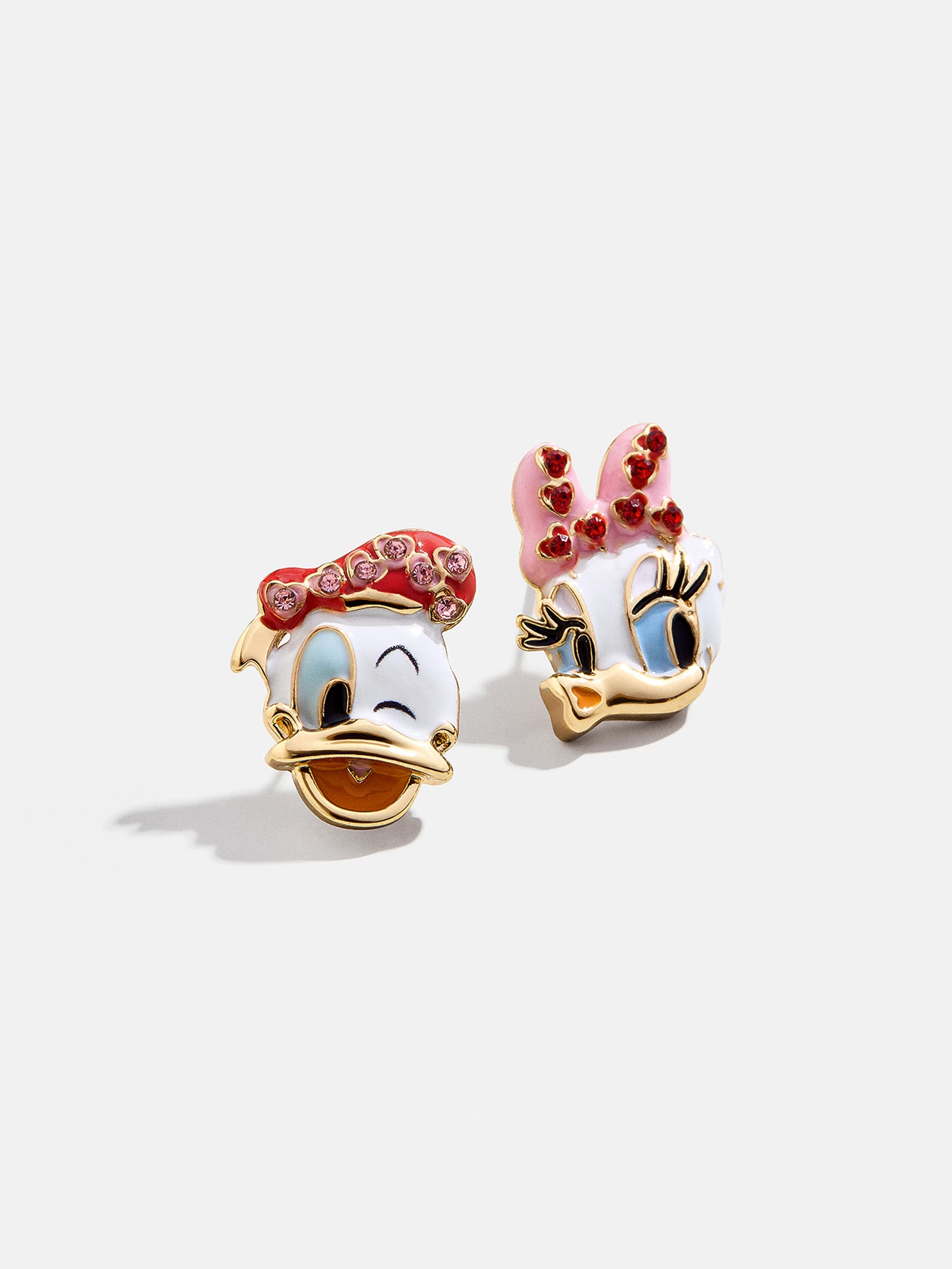 Premium Disney Donald & Daisy Duck Valentine's Day Earrings - Ultimate Love Collection