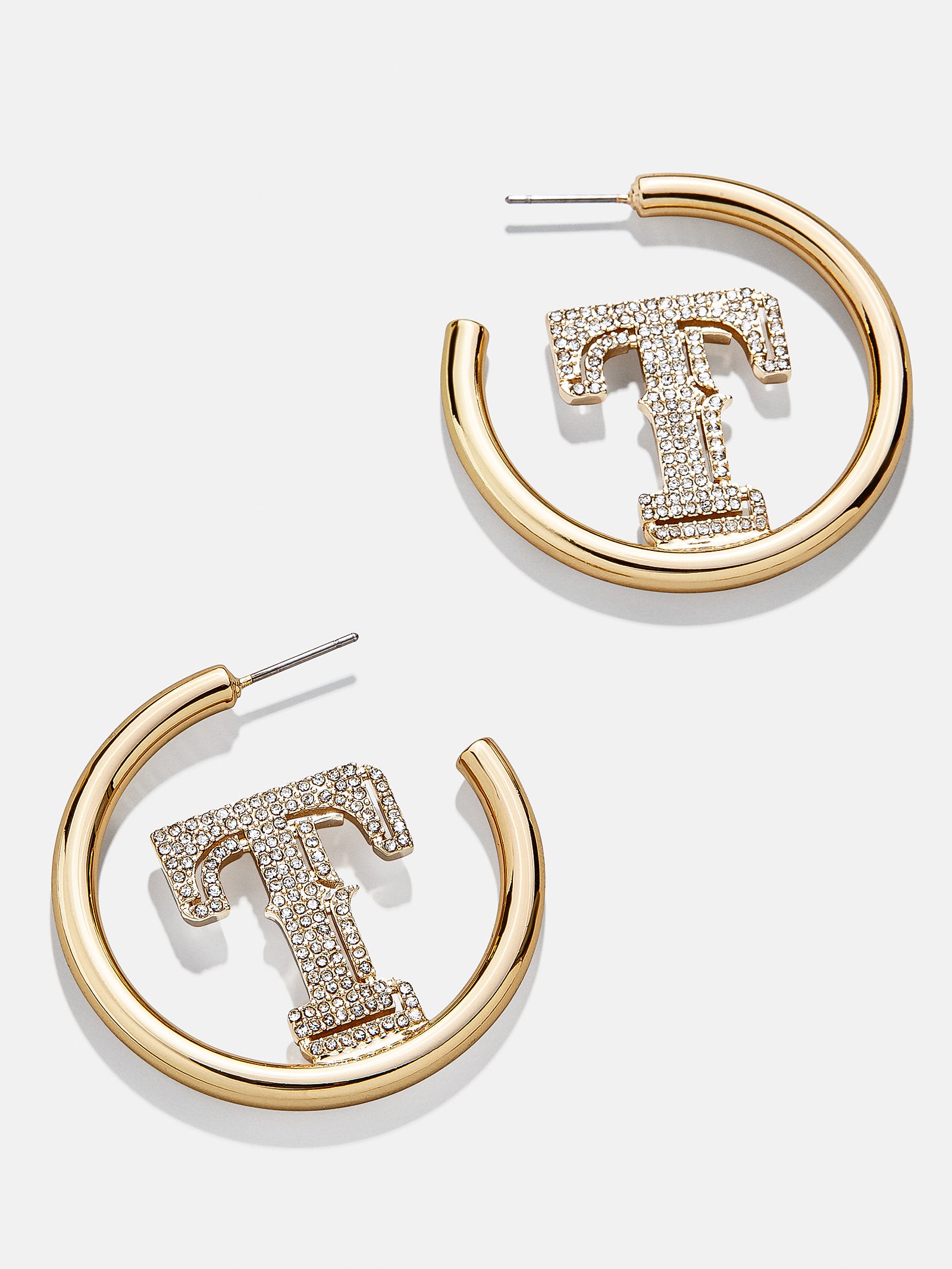 Premium MLB Gold Logo Hoops - Texas Rangers Edition