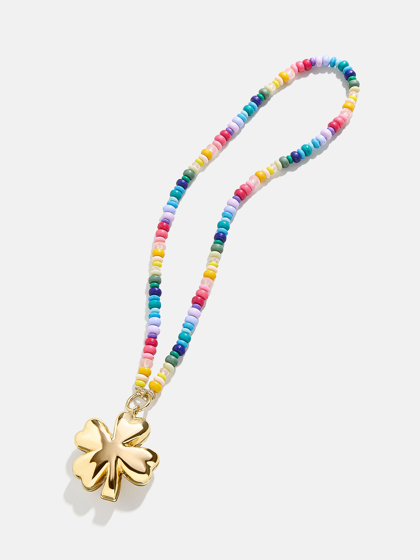 Premium Luck & Loaded Bag Charm - Gold Clover Design