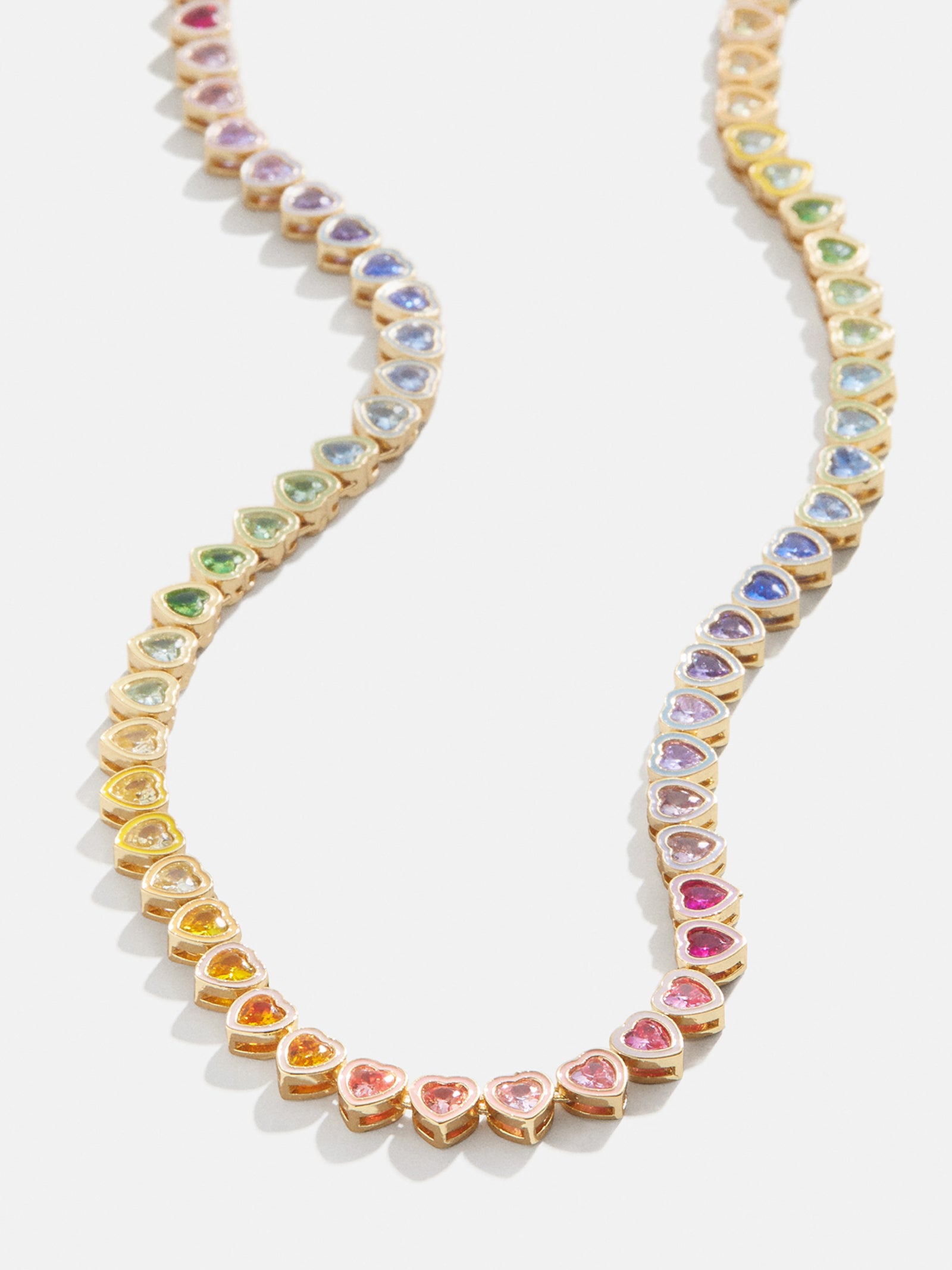 Premium Kali Rainbow Heart Necklace - Multi