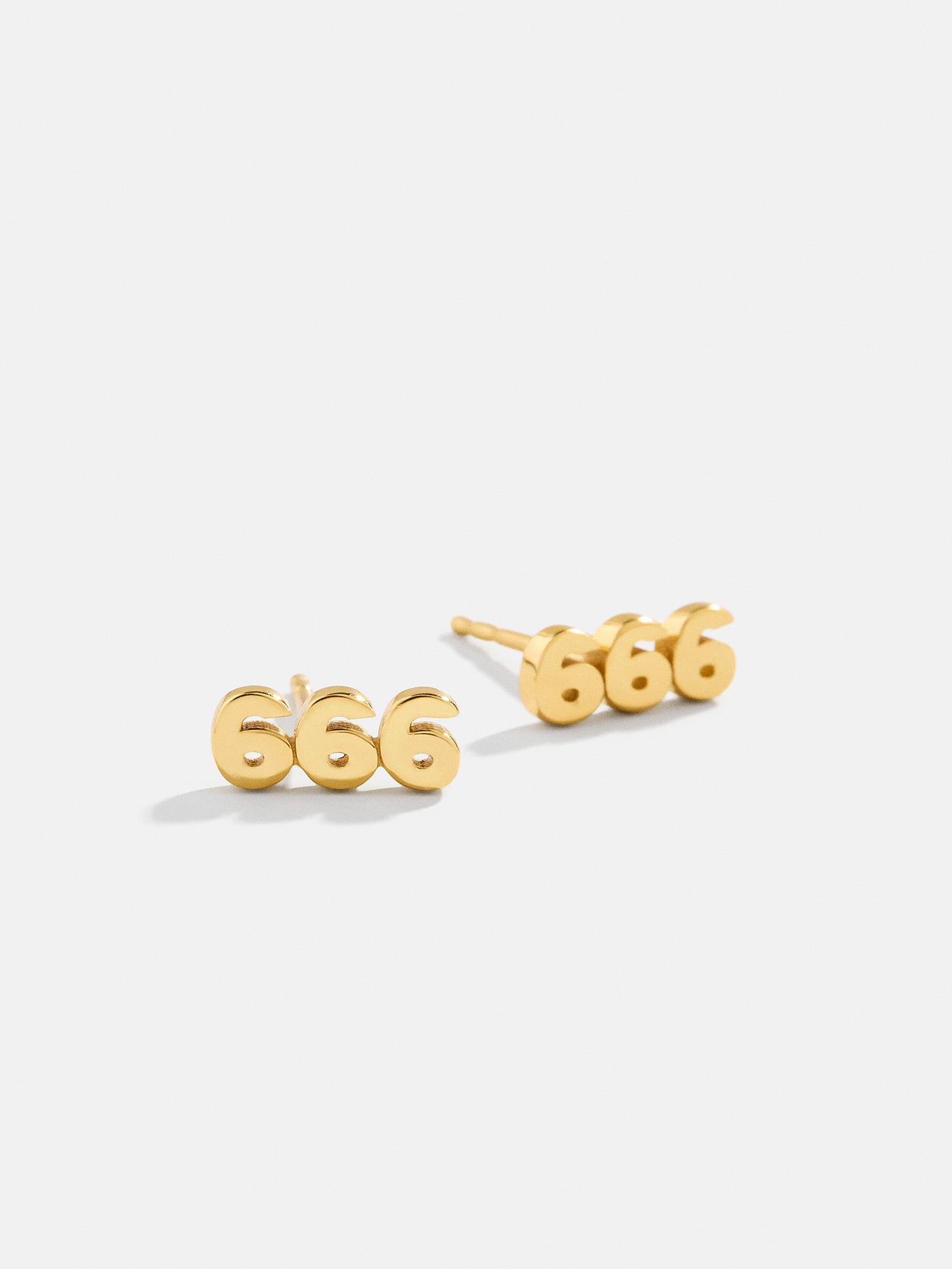 Premium 18K Gold Angel Number Stud Earrings - Ultimate Style