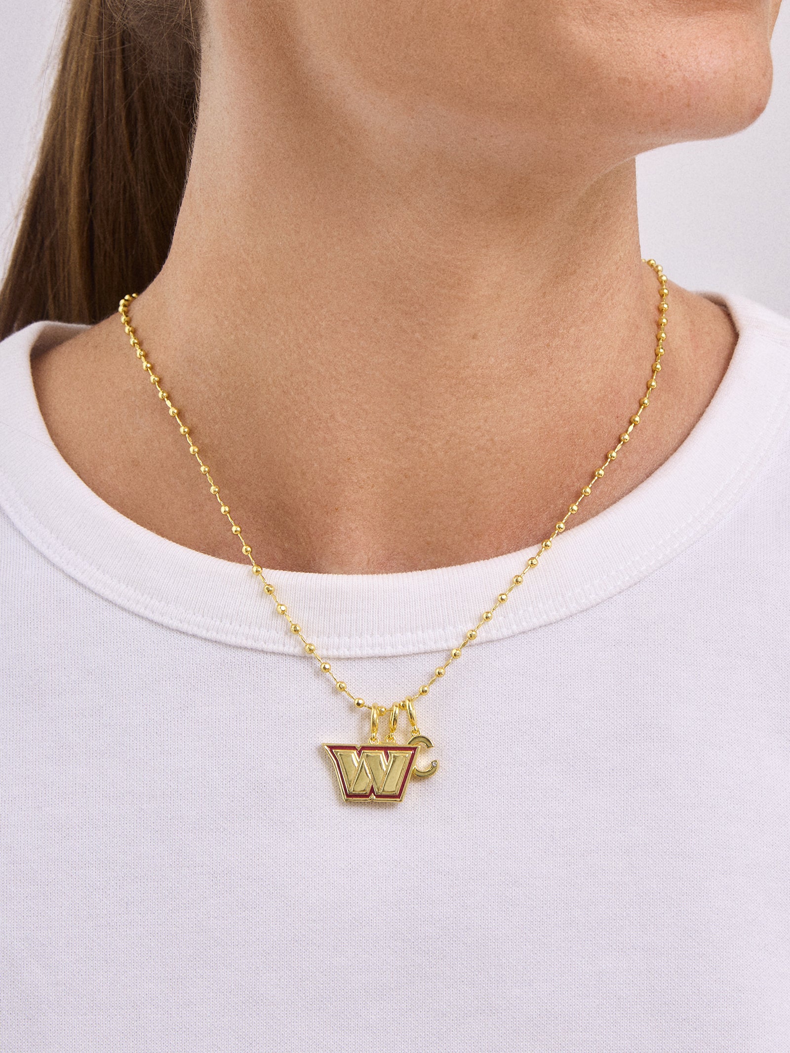 Ultimate Washington Commanders Charm Necklace by WEAR x Erin Andrews | BaubleBar Collection