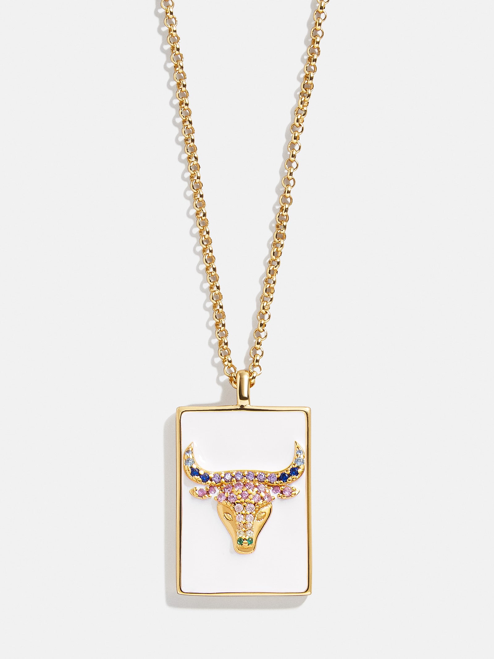 Premium Reversible 18K Gold Zodiac Necklace - Taurus Edition