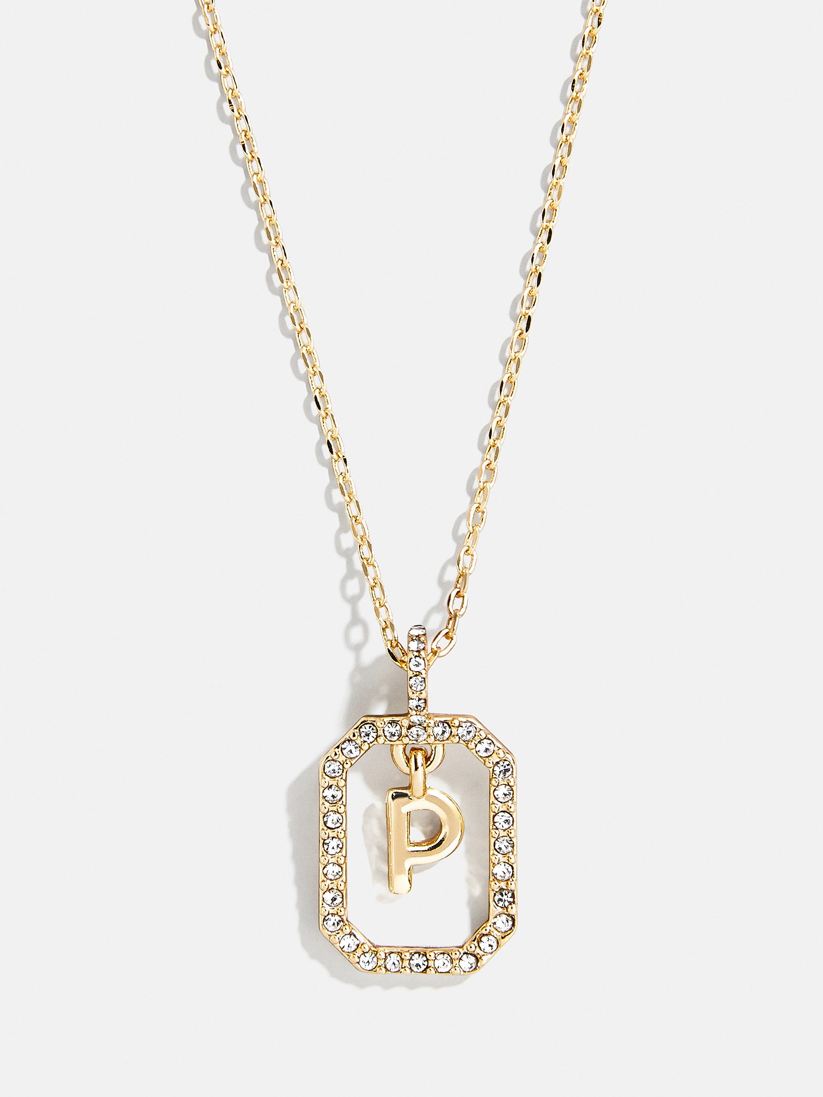 Premium Alicia Initial Necklace - Gold & Pavé Crystal Design