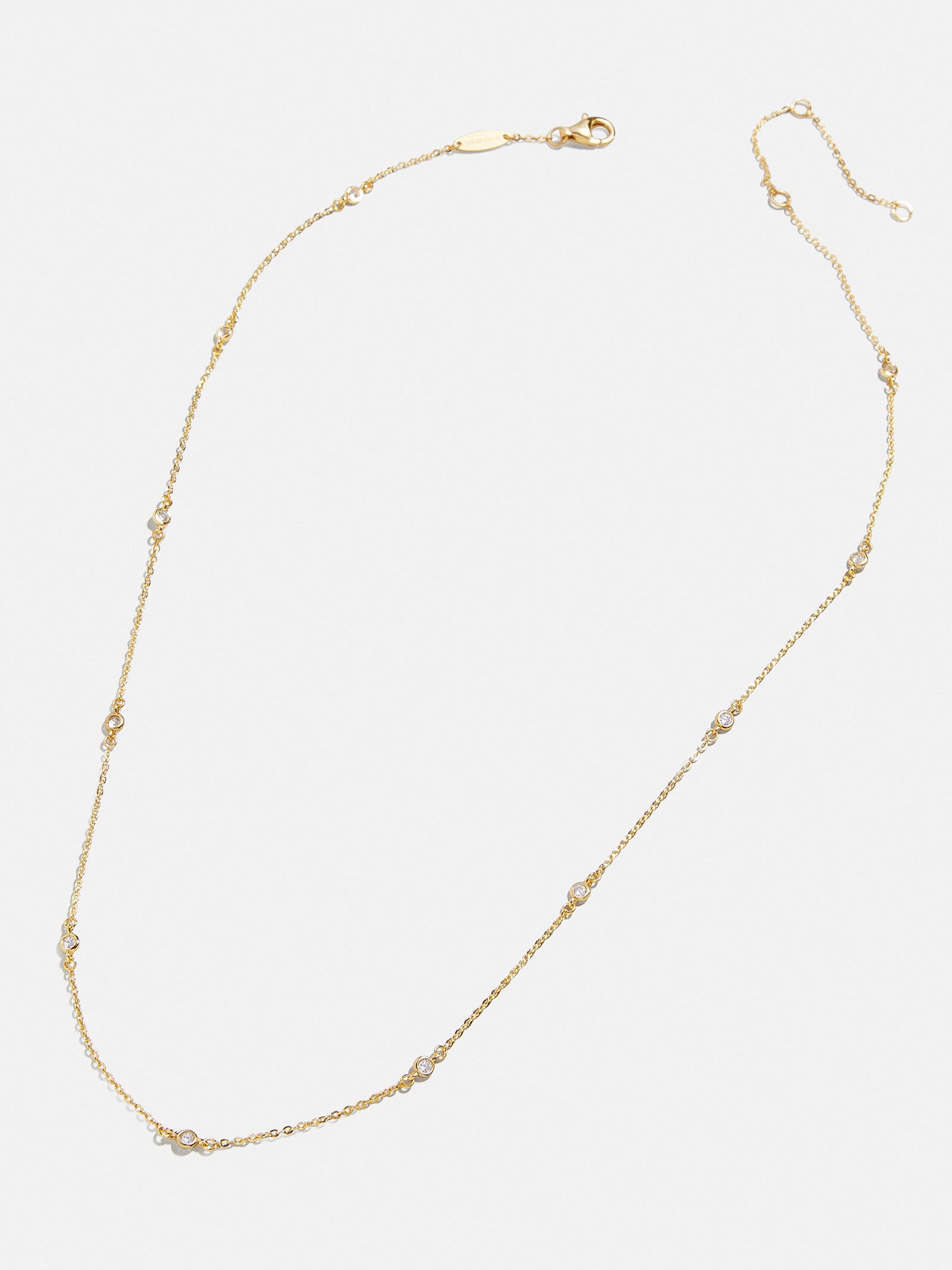 Premium Yasmine 18K Gold Necklace - Ultimate Gold & Pavé Design