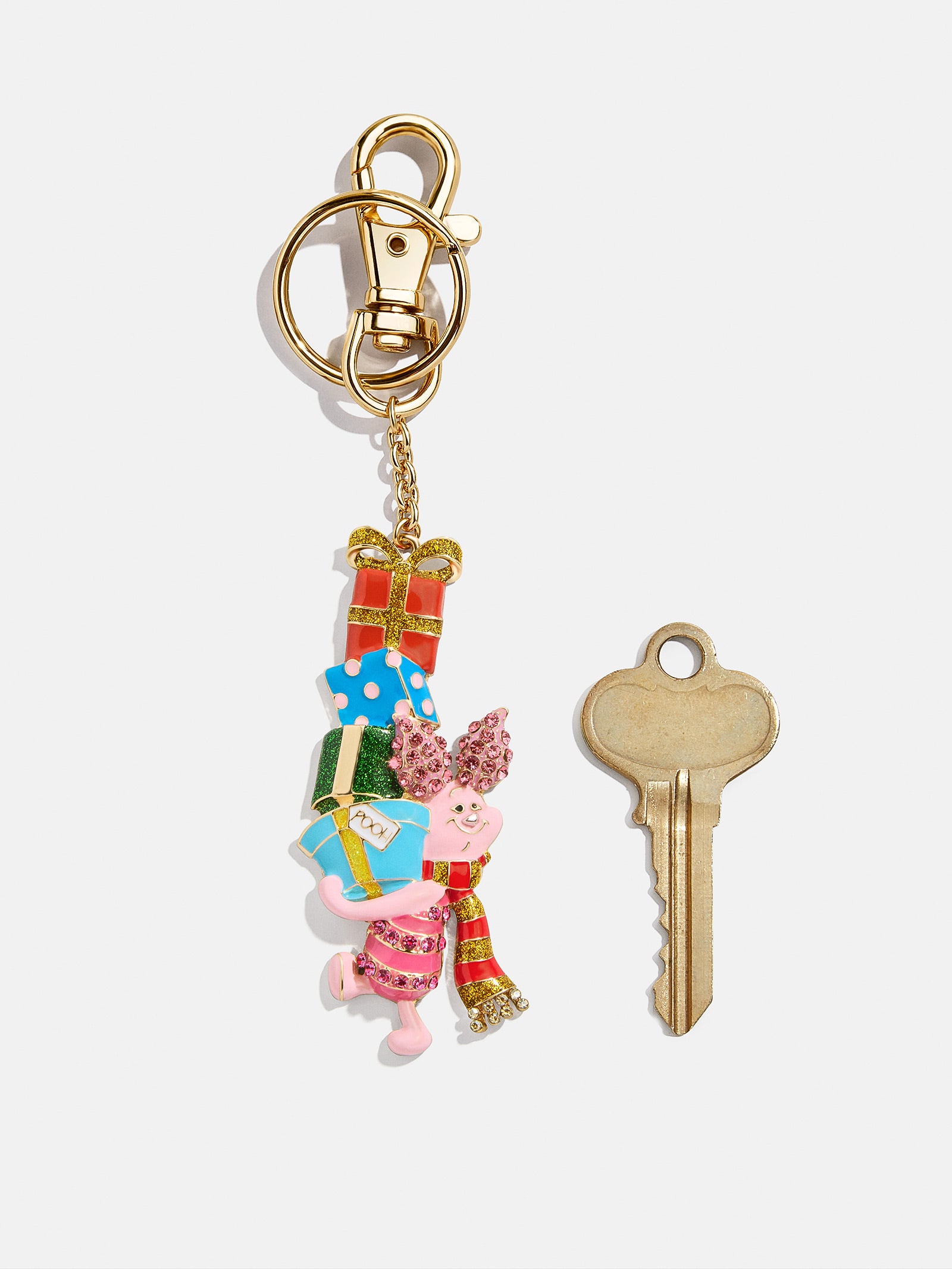 Disney Piglet Holiday 2D Bag Charm - Premium Holiday Accessory