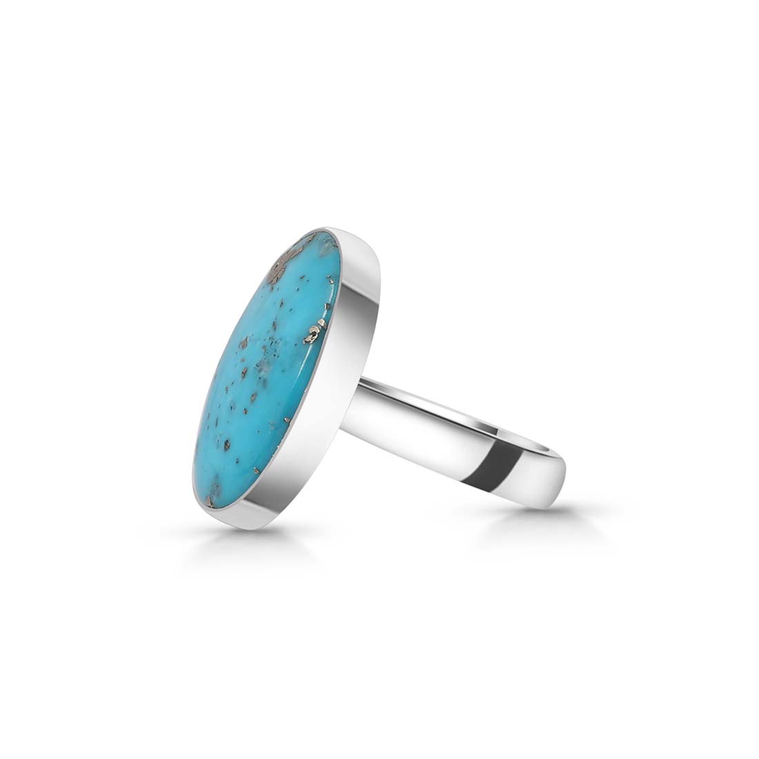 Premium Turquoise Adjustable Ring - TRQ-R-211 | Sagacia Jewelry