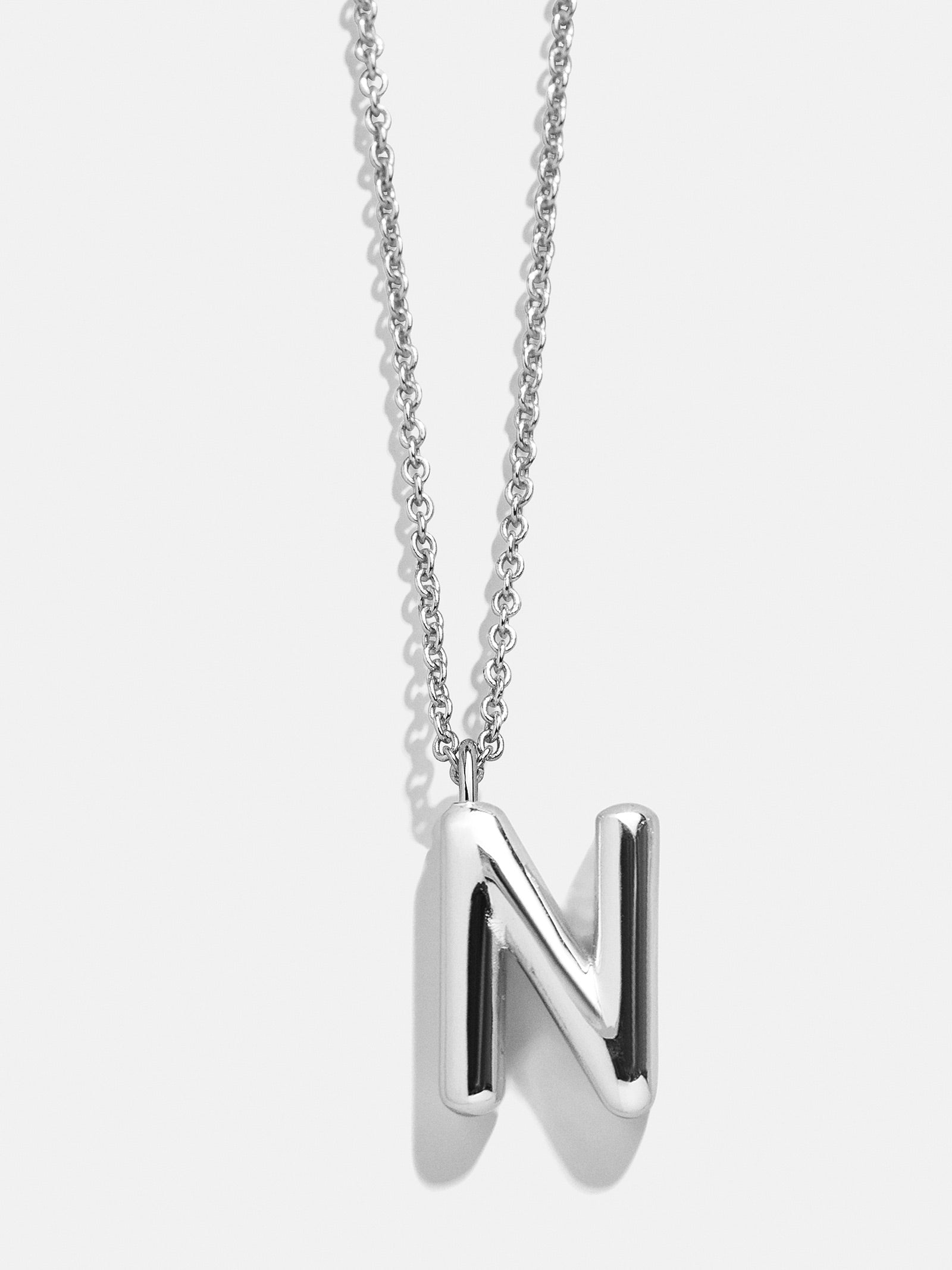 Premium Sterling Silver Custom Initial Necklace - Personalized Minimalist Jewelry