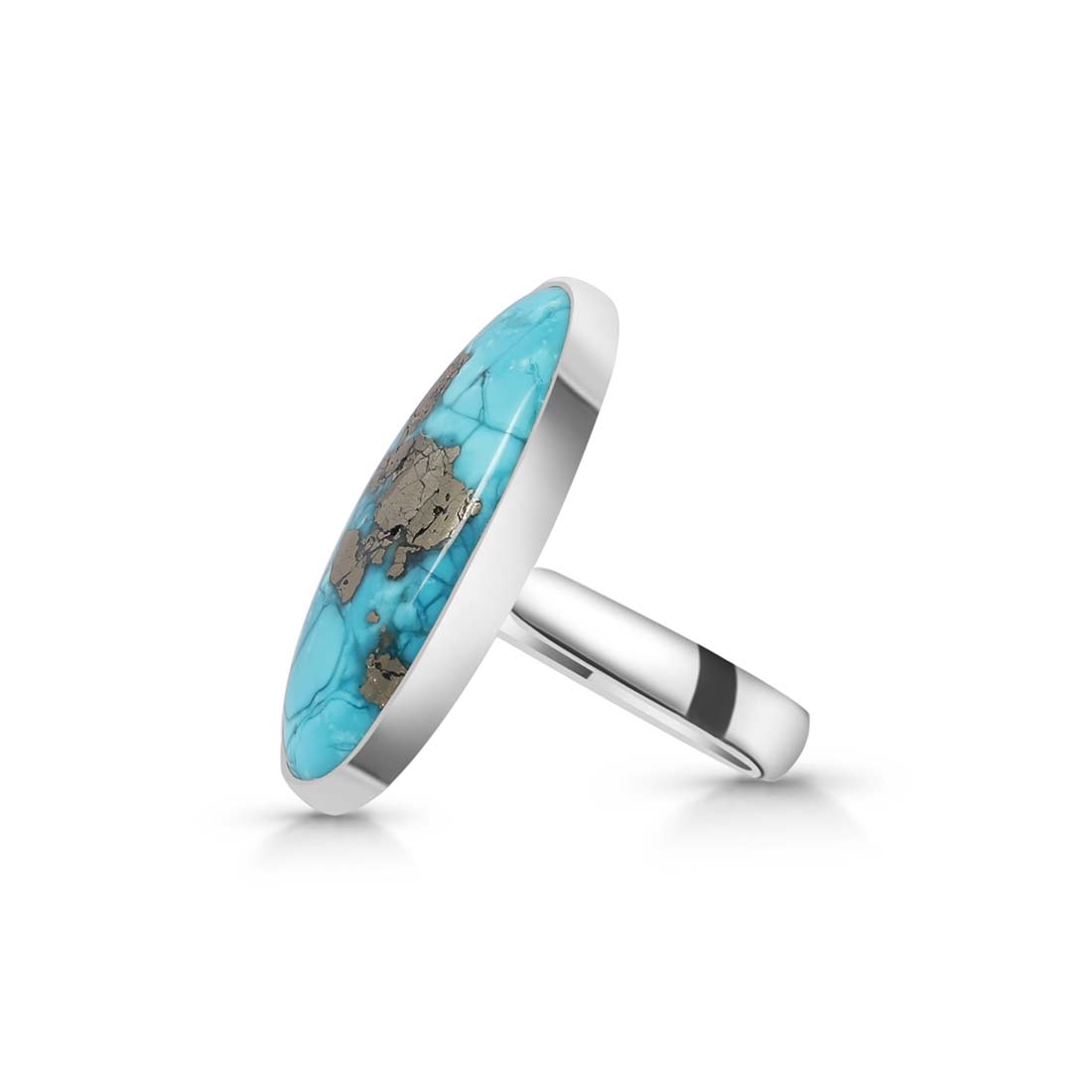 Premium Turquoise Adjustable Ring - Sagacia TRQ-R-173