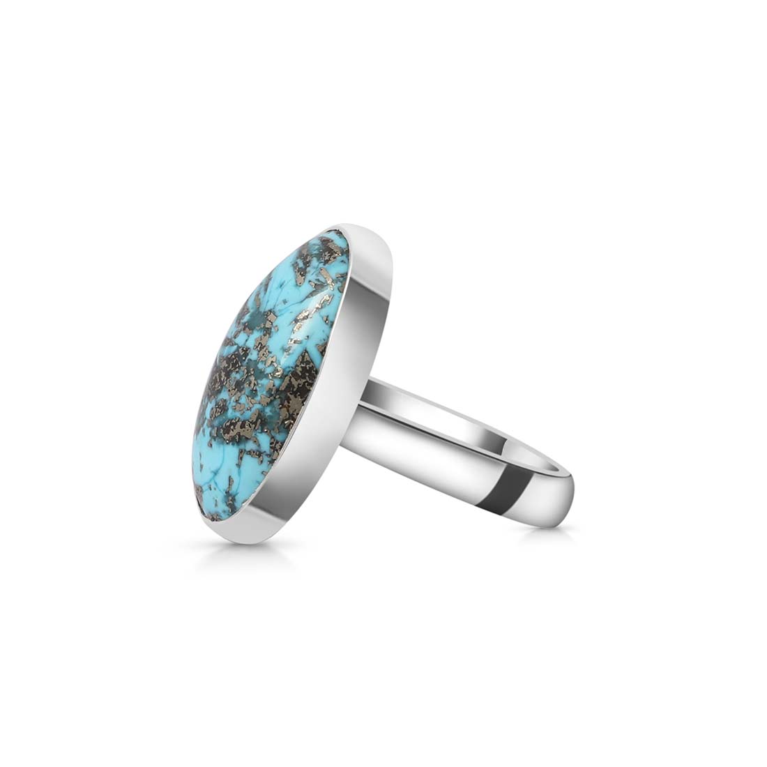 Premium Turquoise Statement Adjustable Ring - TRQ-R-192