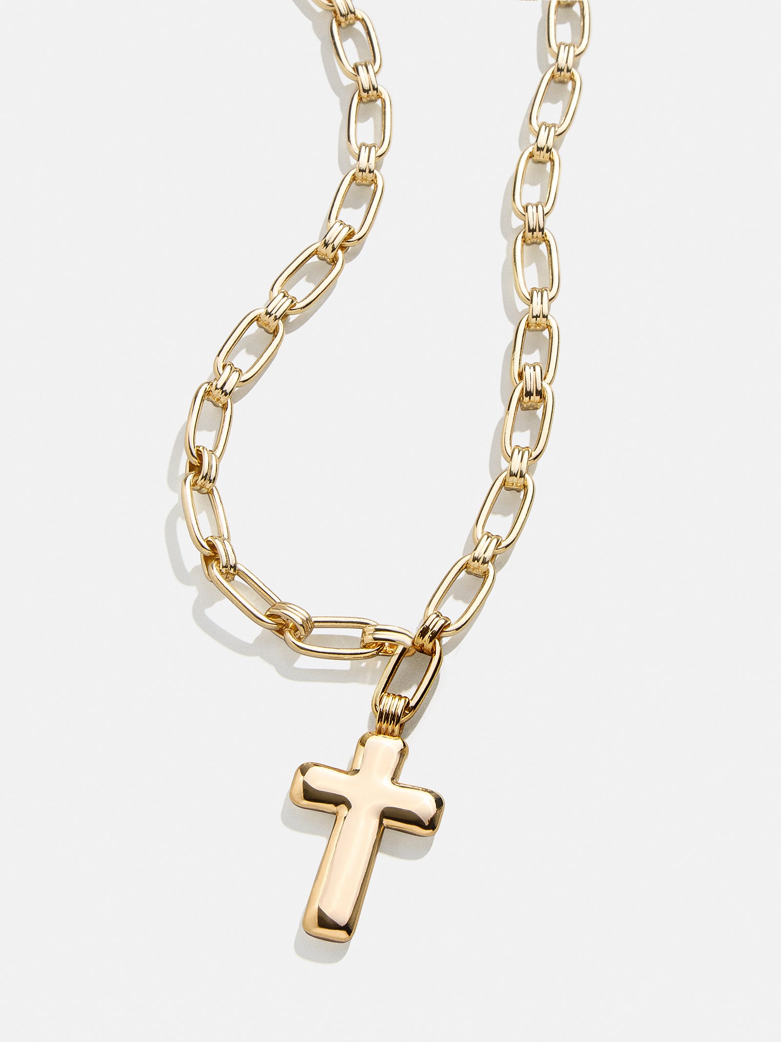 Premium Statement Cross Necklace - Ultimate Bubble Cross Design