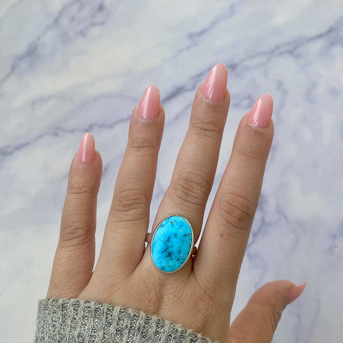 Premium Turquoise Statement Ring - TRQ-R-212