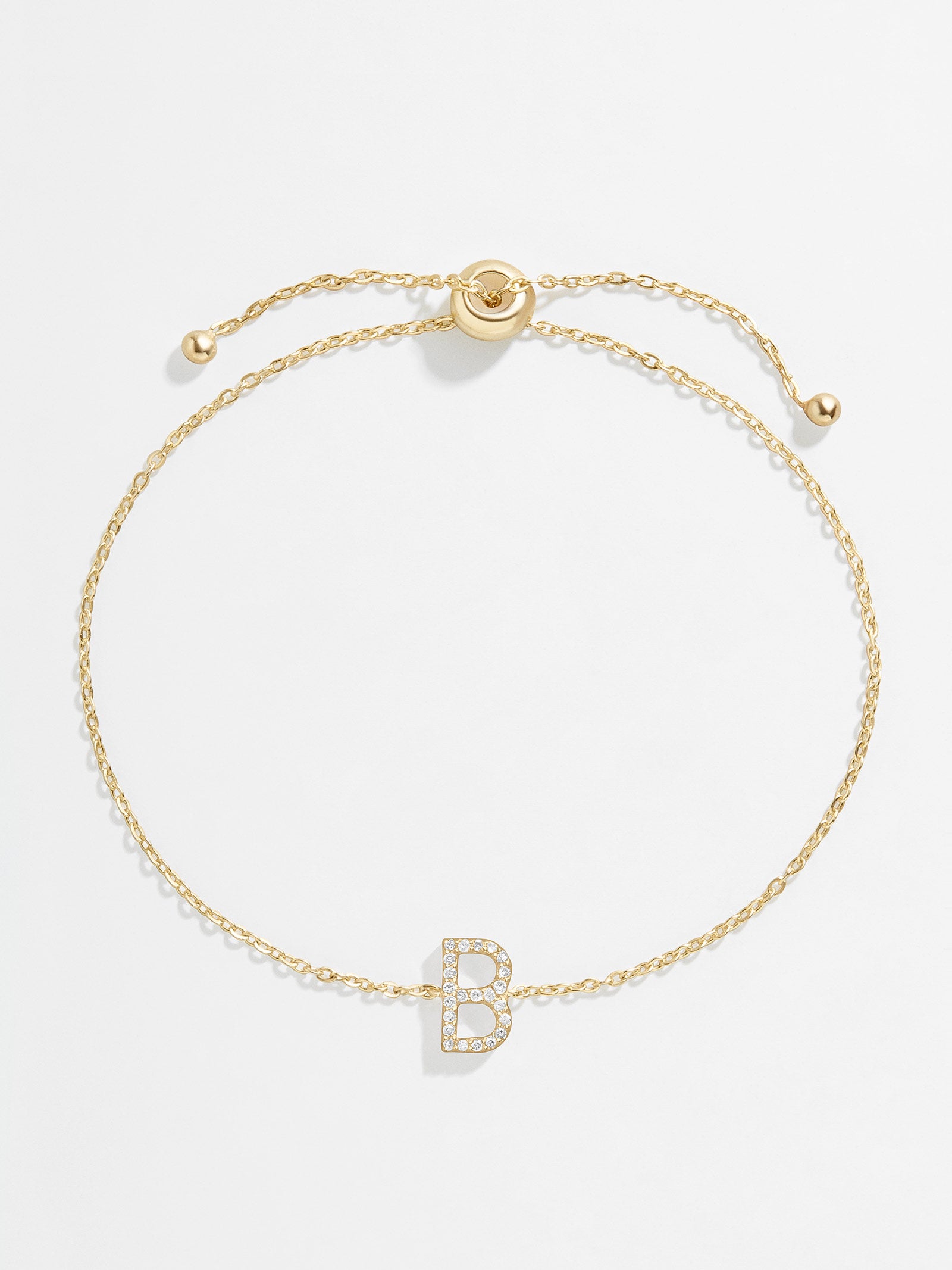 Premium 14K Gold & Diamond Initial Bracelet - Personalized Luxury Jewelry