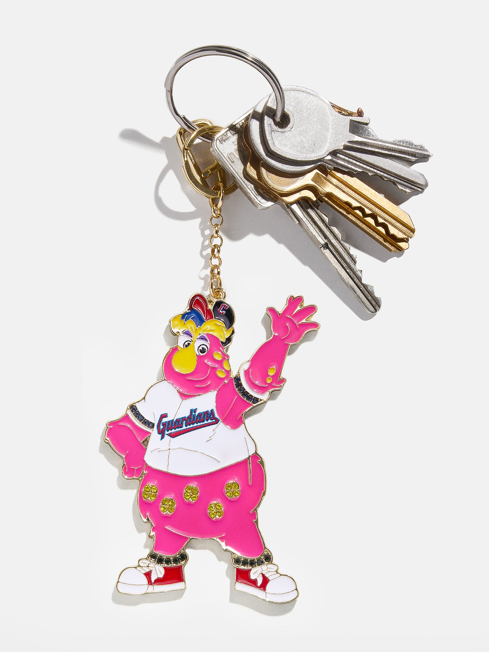 Premium MLB Keychain - Cleveland Guardians Official Mascot Edition