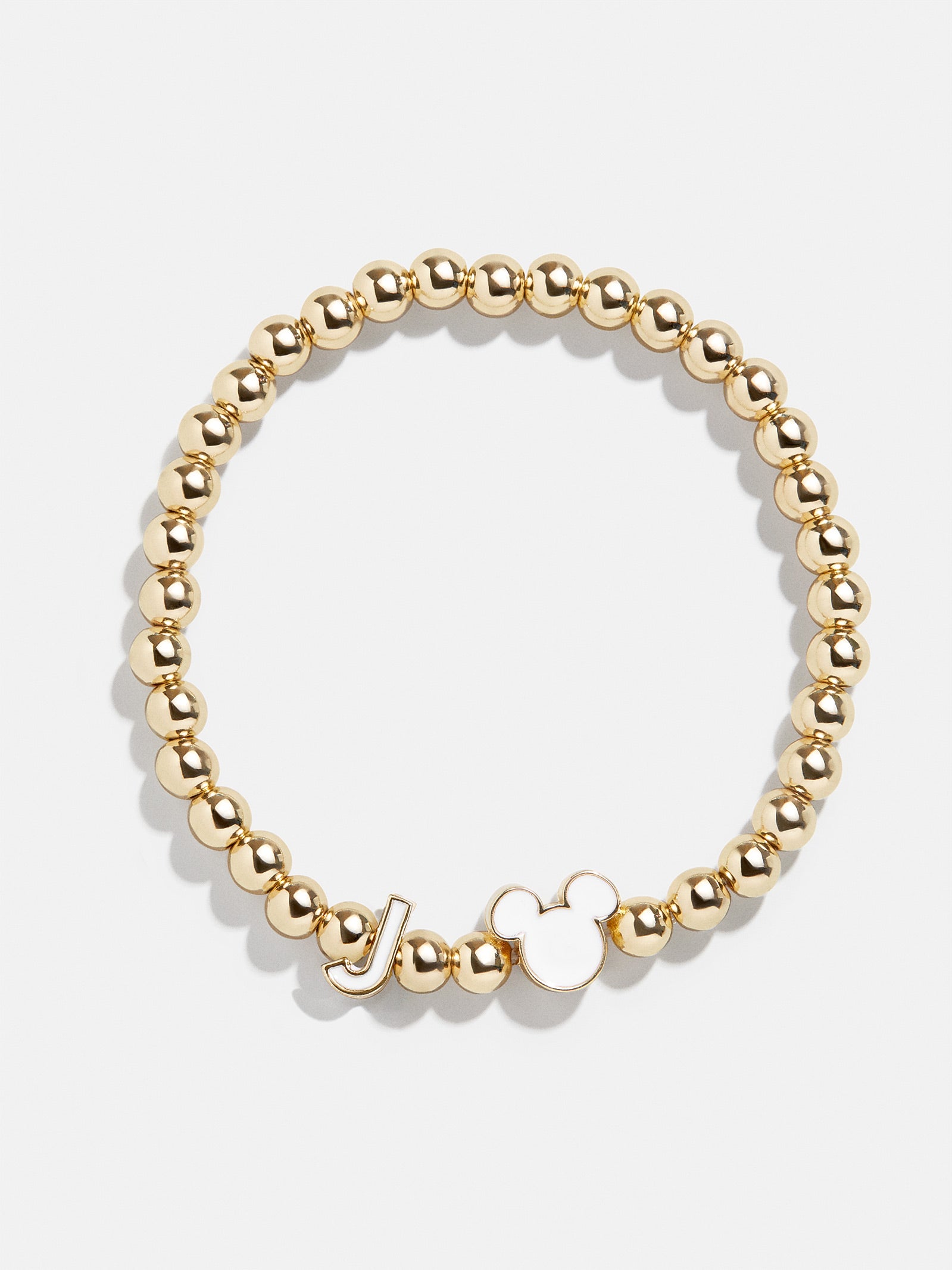 Premium Mickey Mouse Disney Initial Pisa Bracelet - White