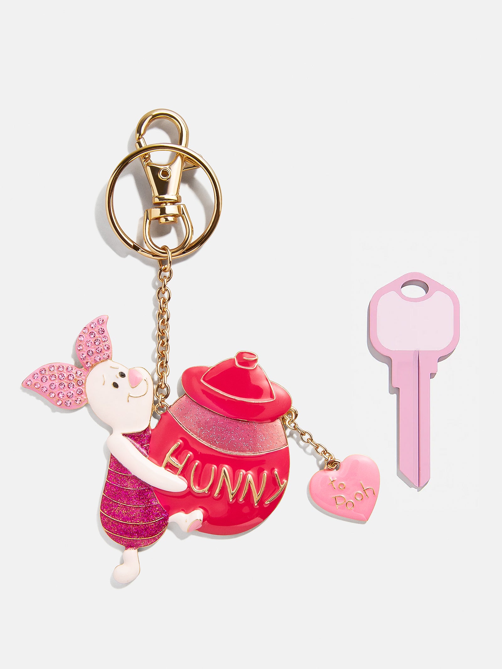 Premium Disney Piglet Hunny 2D Bag Charm - Adorable Piglet Accessory