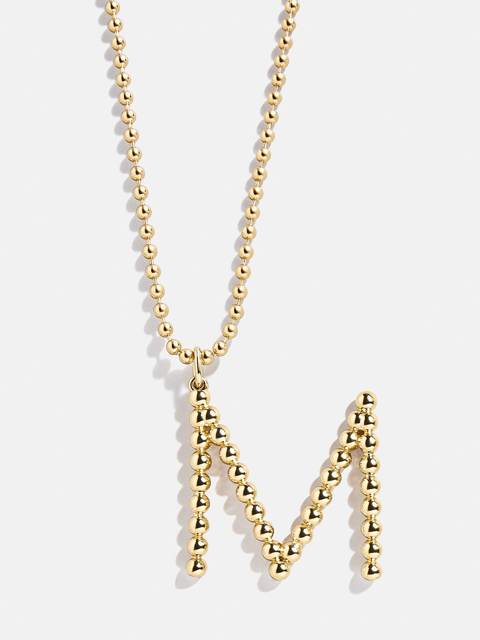 Ultimate Oversized Pisa Initial Necklace - Premium Gold