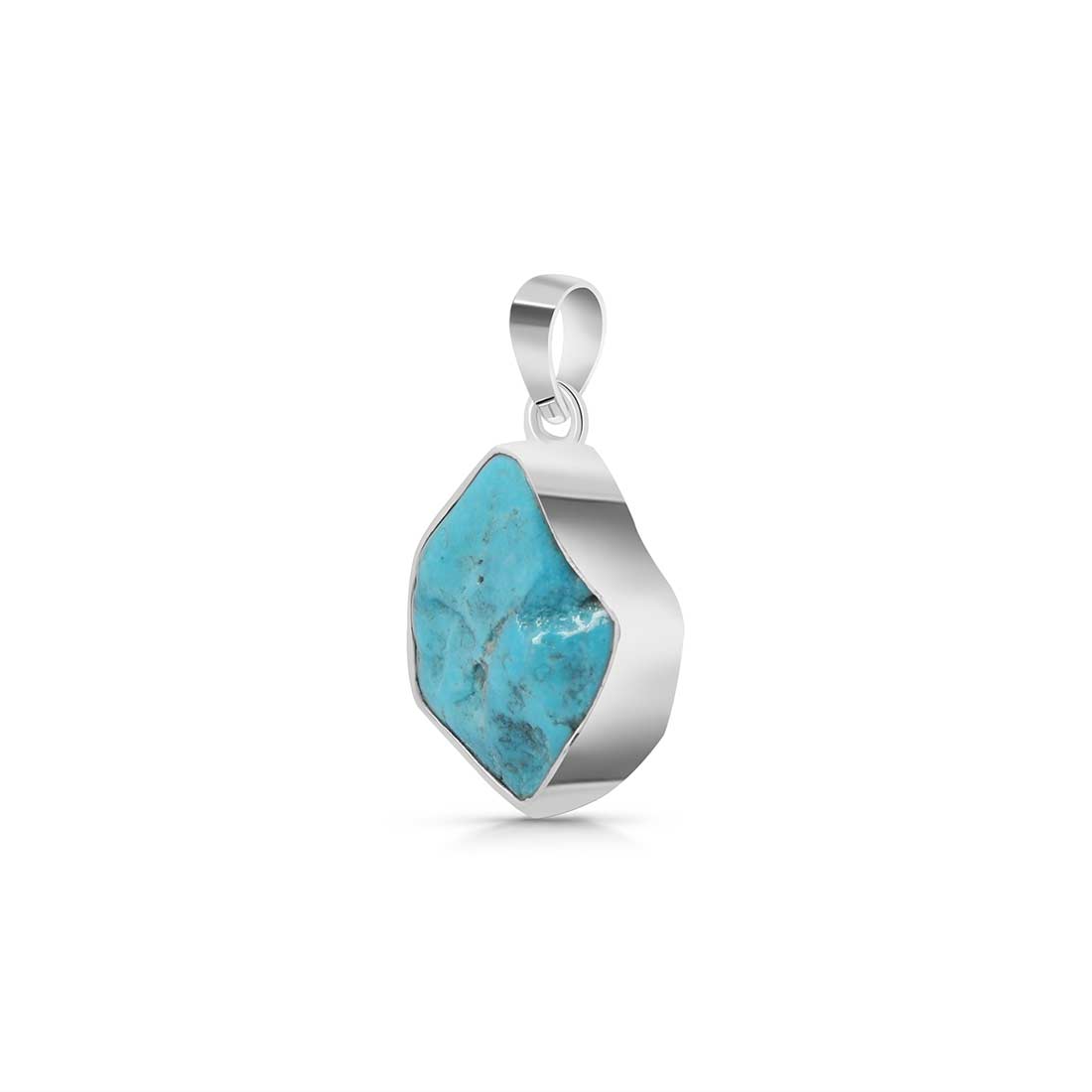 Premium Turquoise Rough Pendant - TRQ-P-50 | Sagacia Jewelry