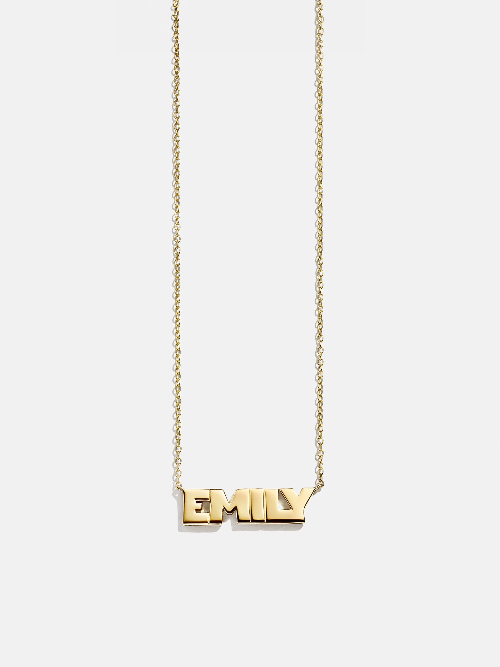 Premium 18K Gold Custom Nameplate Necklace - NYC Style