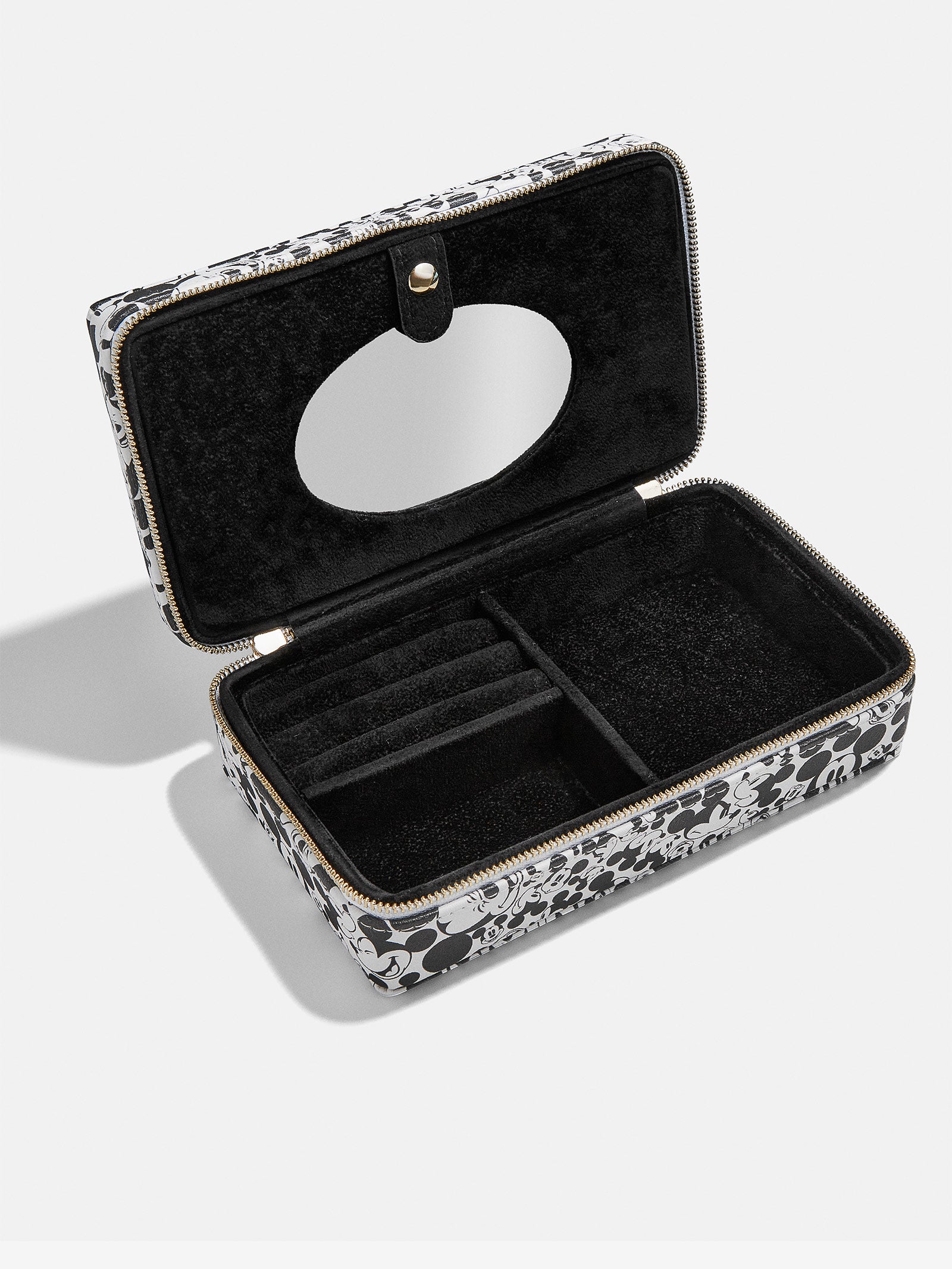 Premium Mickey Mouse Disney Jewelry Storage Case - Black & White Design