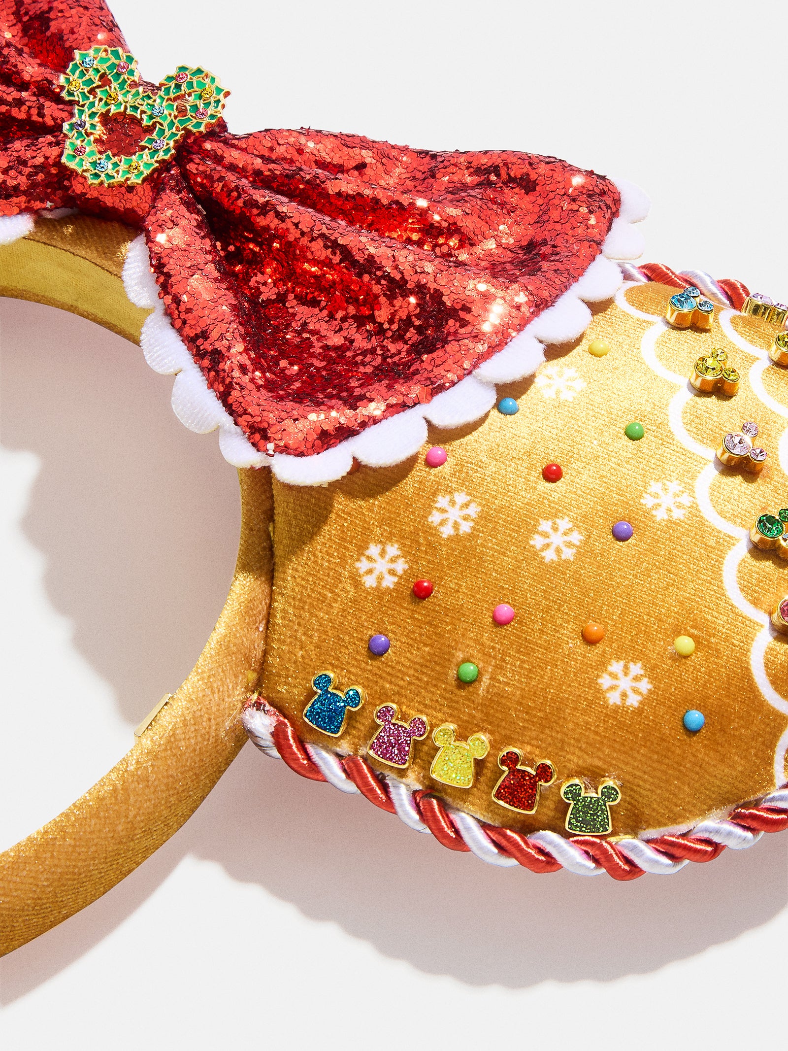 Premium Disney Minnie Mouse Gingerbread Ears Headband - Ultimate Holiday Style