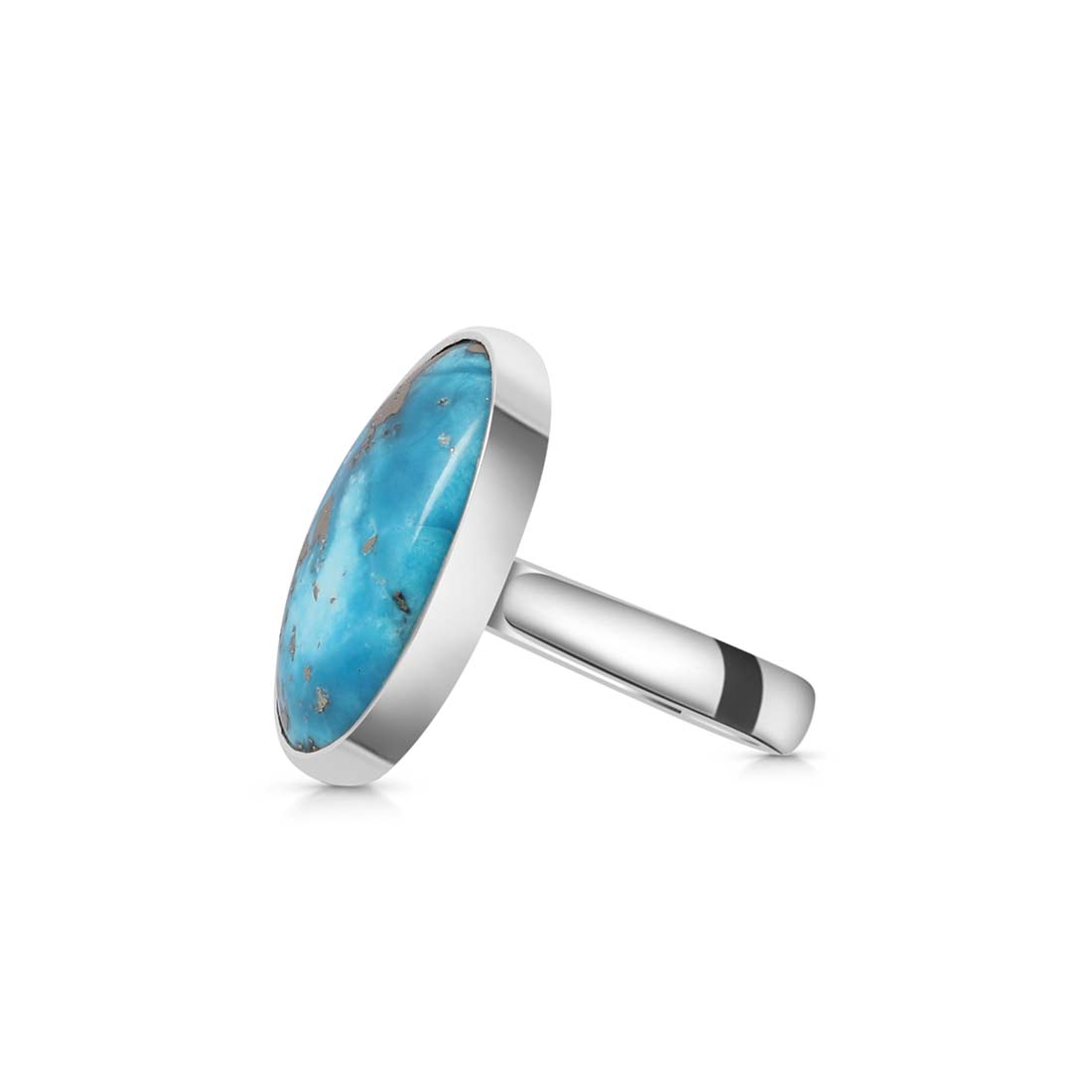 Premium Turquoise Adjustable Ring - TRQ-R-143 | Sagacia Jewelry