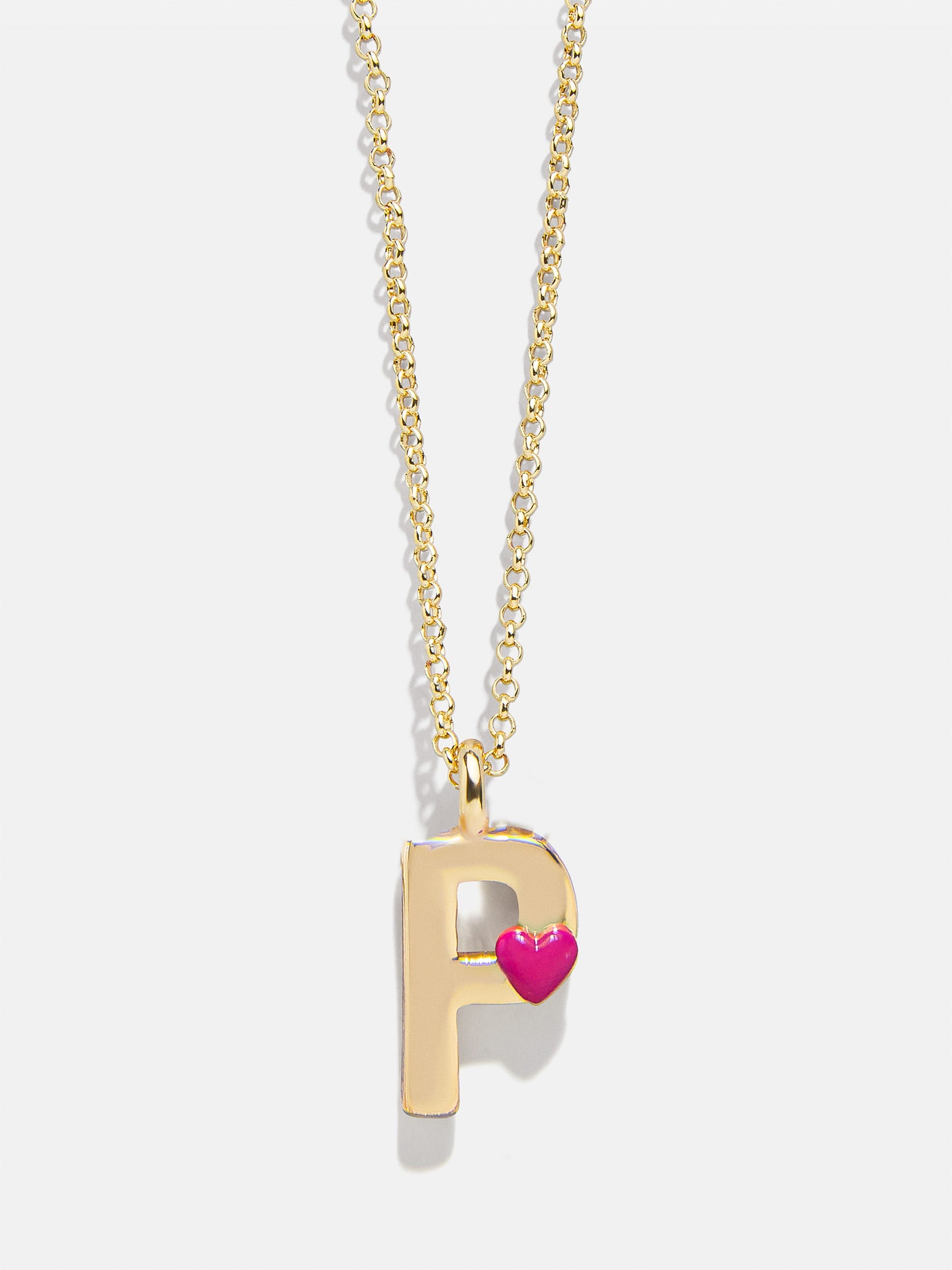 Premium Kids' Heart Initial Necklace - Personalized Gold Jewelry