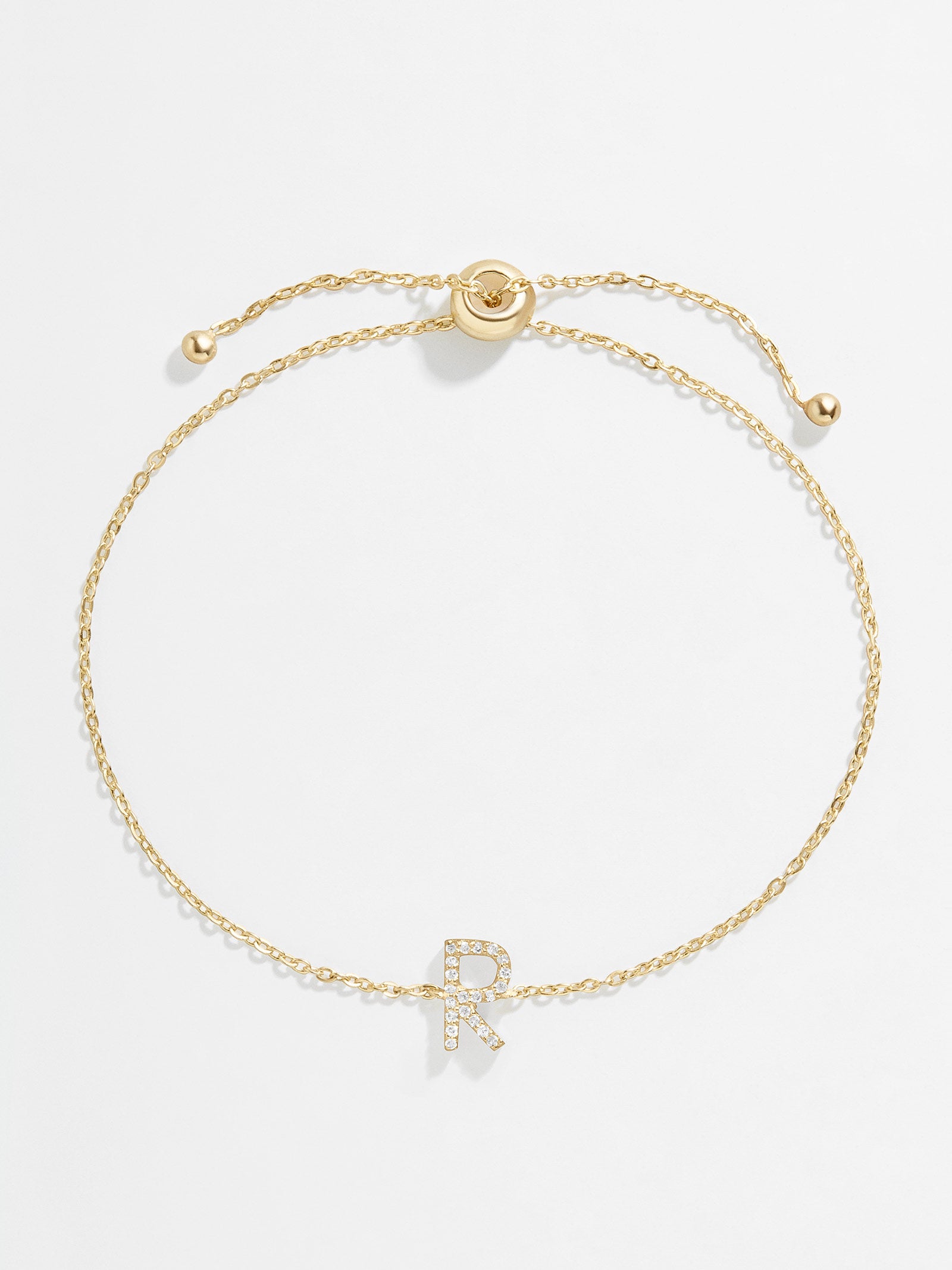 Premium 14K Gold & Diamond Initial Bracelet - Personalized Luxury Jewelry