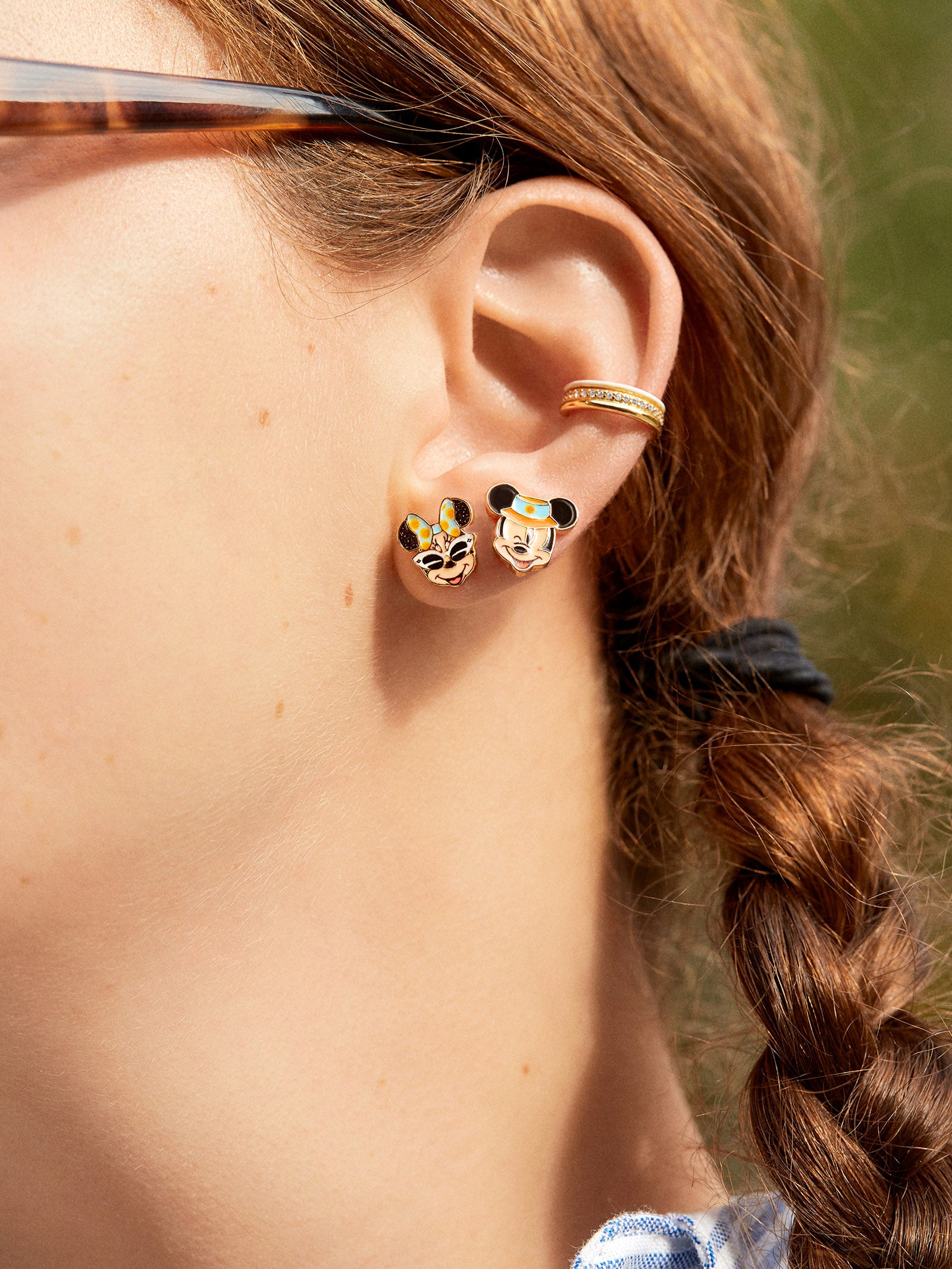 Premium 12-Month Disney Earring Collection - Exclusive Mickey & Minnie Set