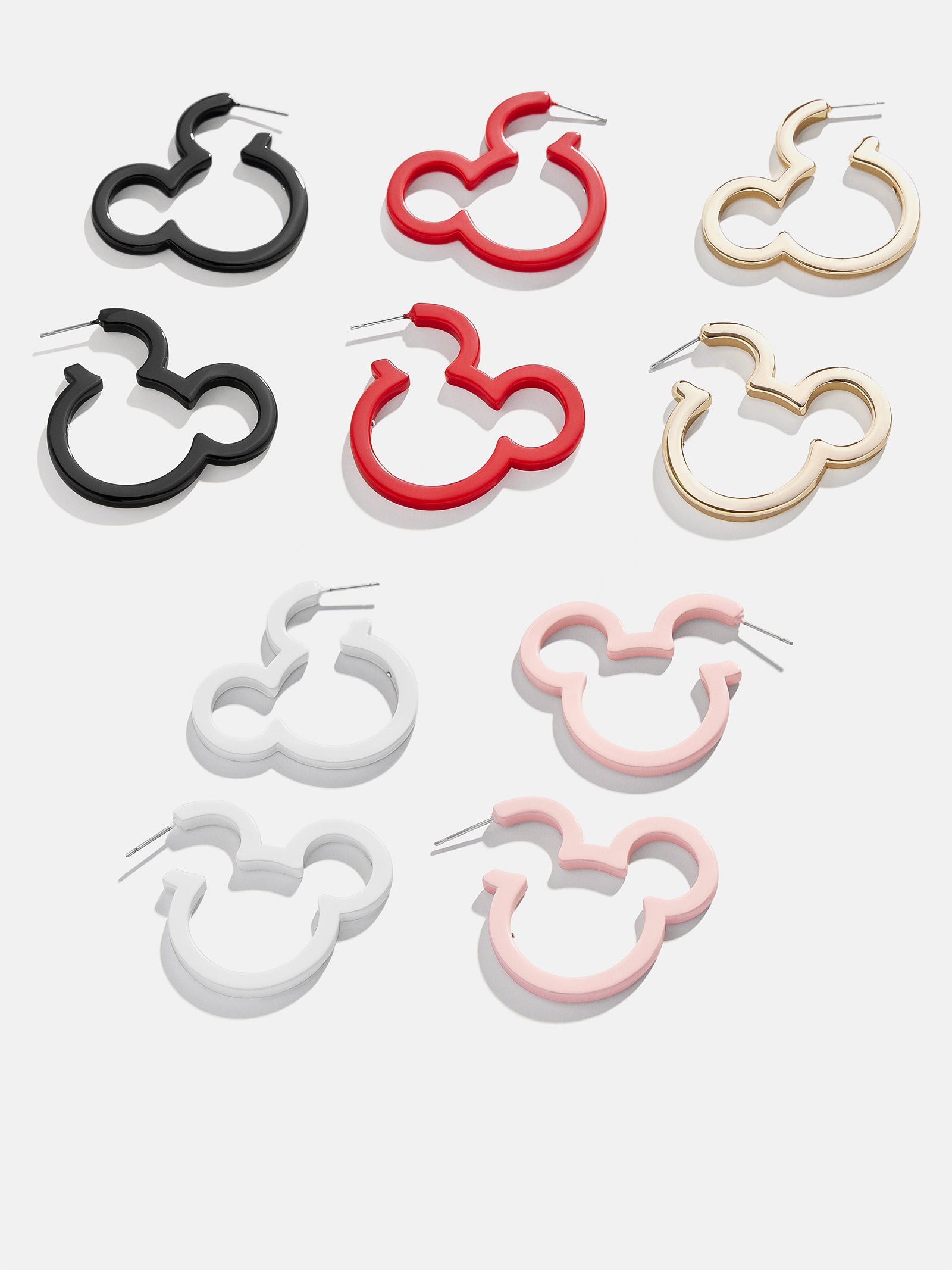 Ultimate Mickey Mouse Disney Hoop Earrings Set - Premium Multi-Color Collection