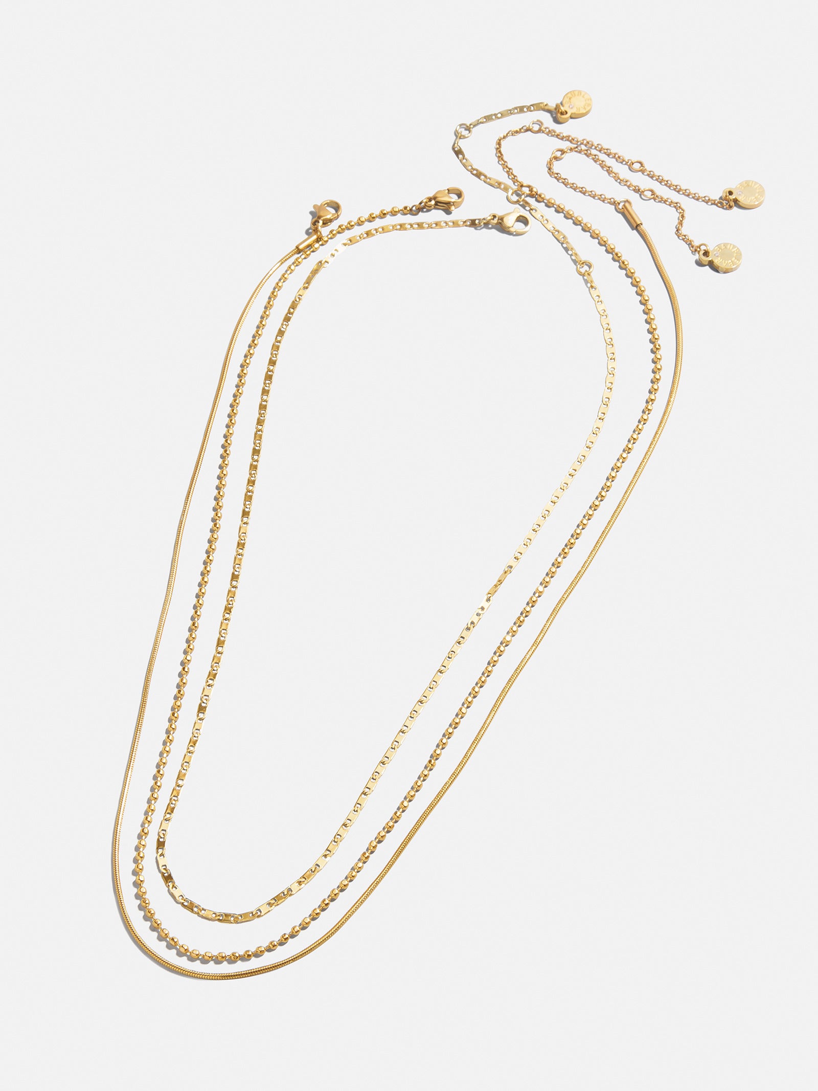 Anita Ultimate Waterproof Necklace Set - Gold/Pavé