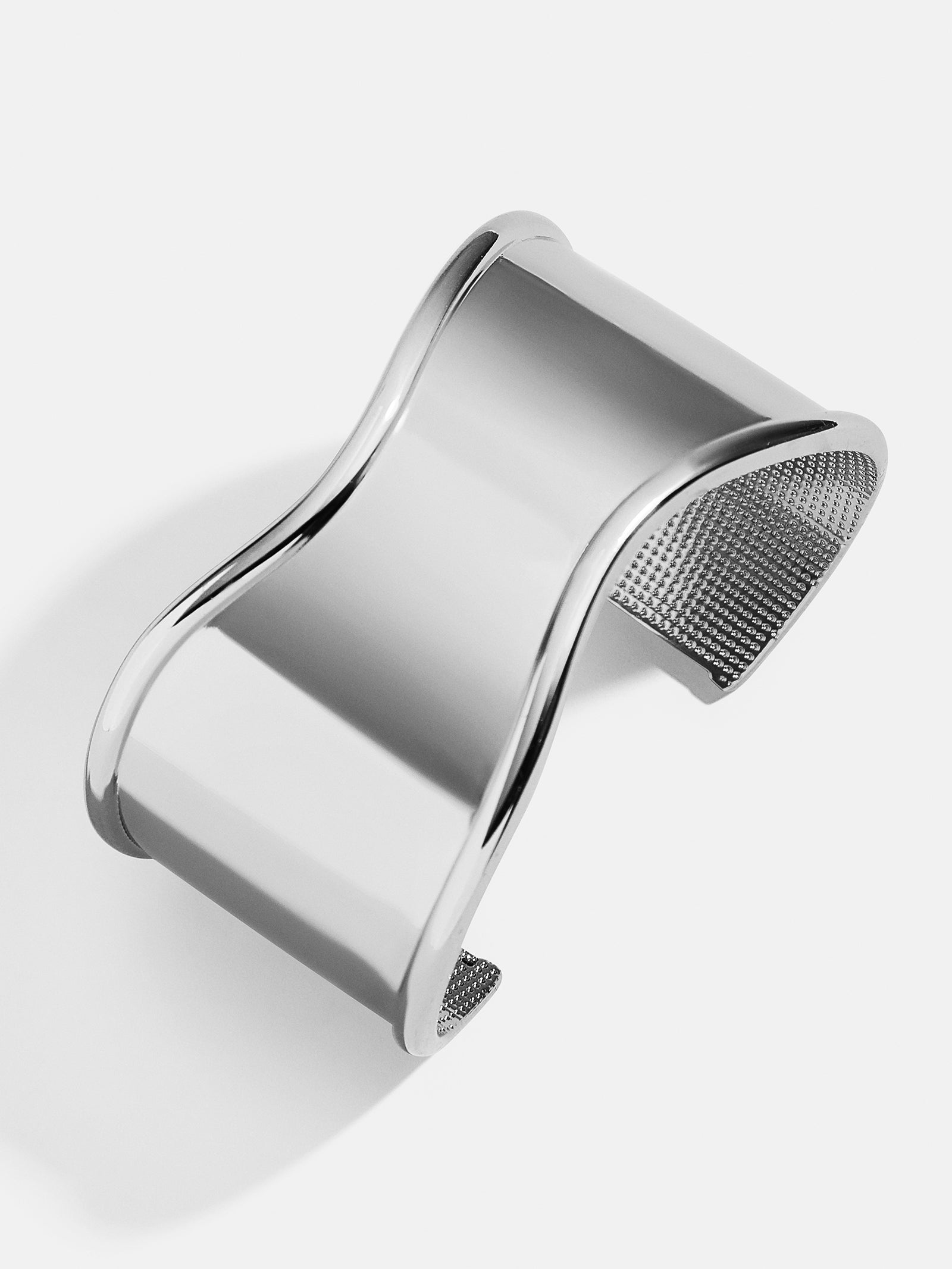 Premium Ashanti Cuff Bracelet - Sleek Silver