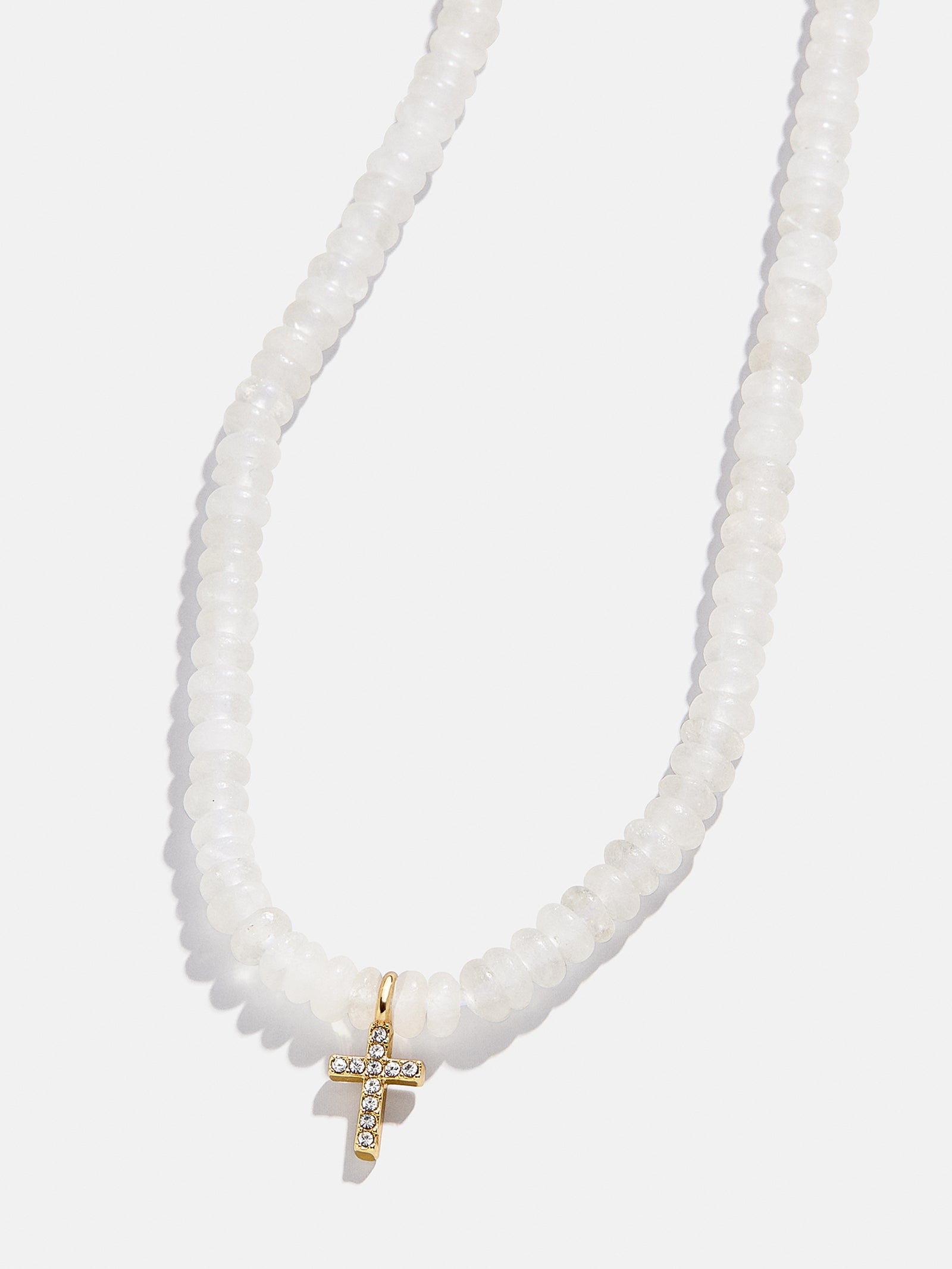 Premium High Energy Semi-Precious Cross Necklace - Faith-Inspired Elegance