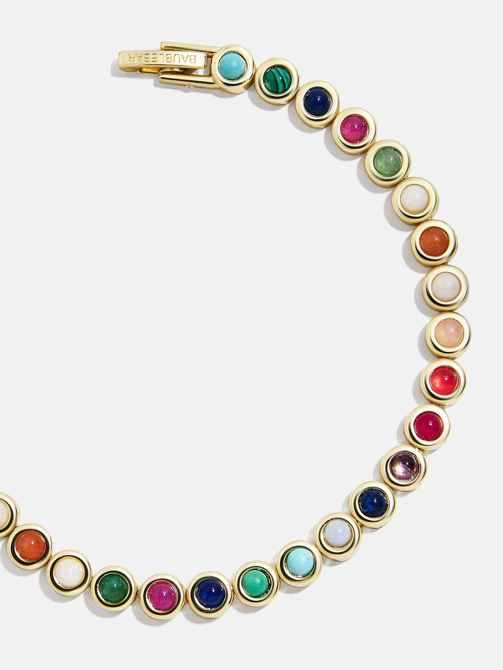 Premium Nina Semi-Precious Tennis Bracelet - Multi-Color